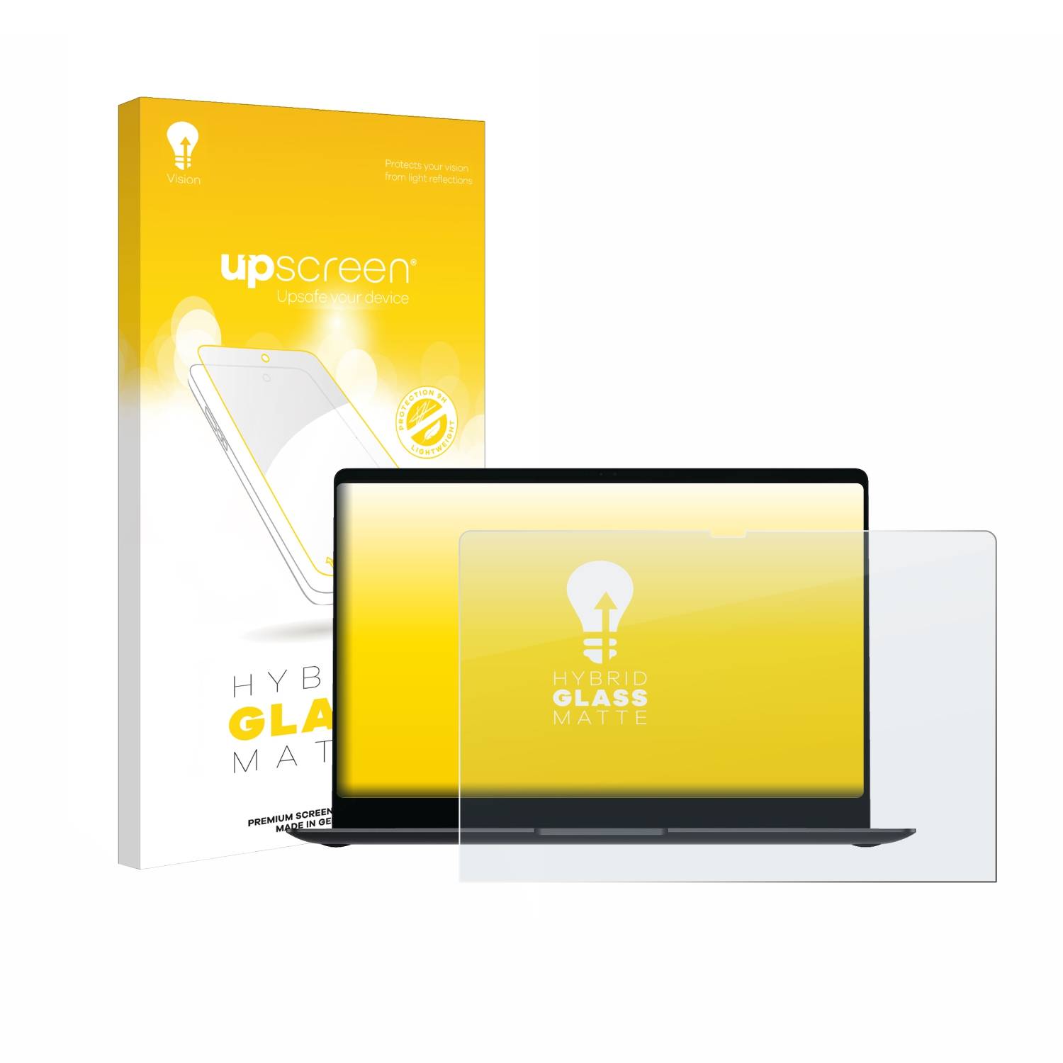 upscreen Hybrid Glas Matt Schutz-Folie für Samsung Galaxy Book4 Pro 16