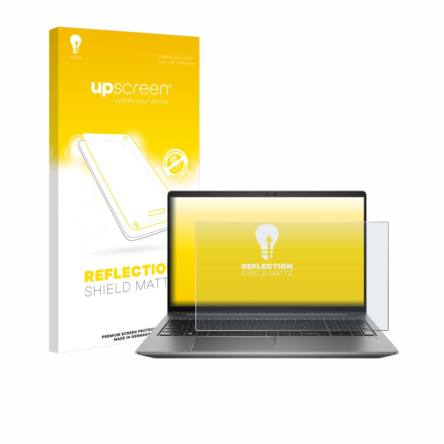 upscreen Reflection Shield Matt Schutzfolie für HP Zbook Power 15 G10