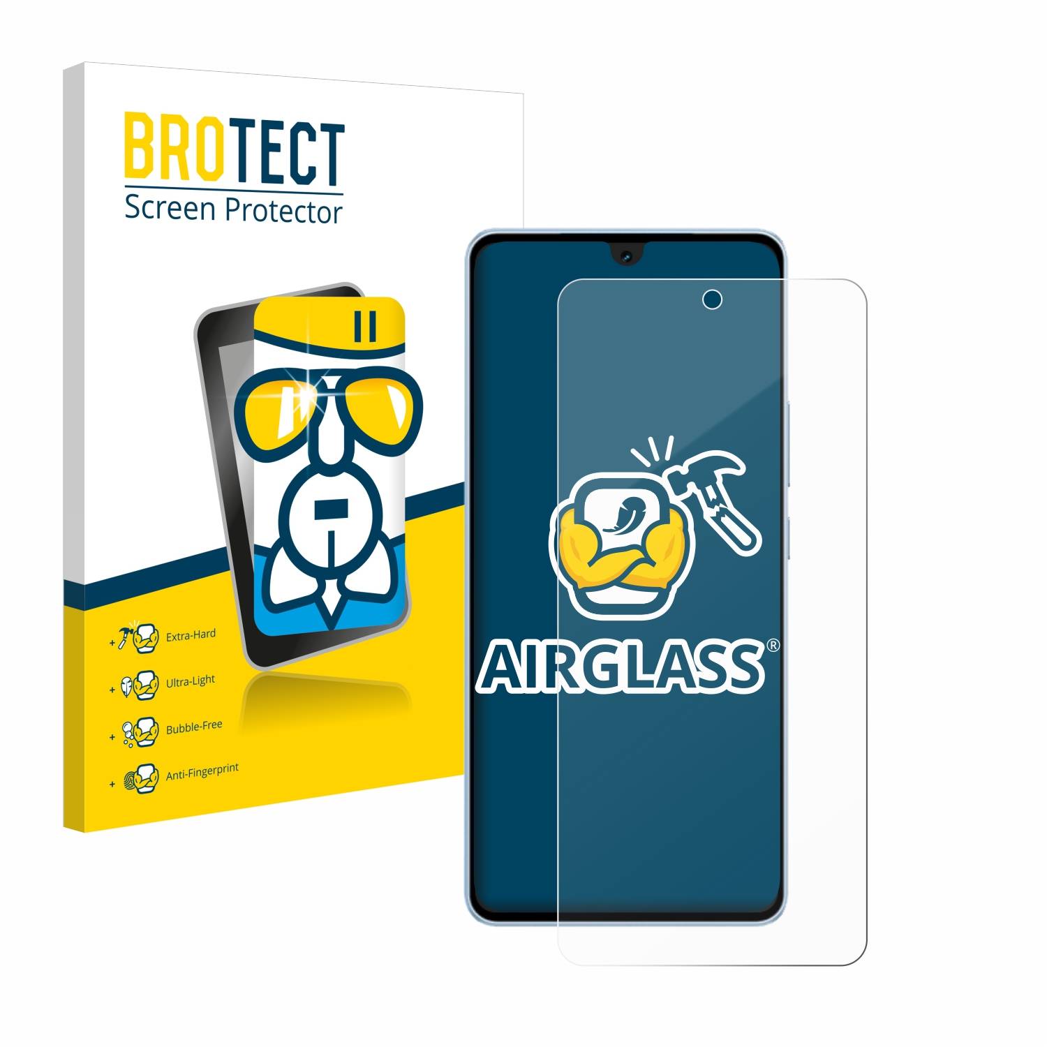 BROTECT AirGlass Glas Panzer-Folie für Vivo iQOO Neo 9 Pro - Schutzglas