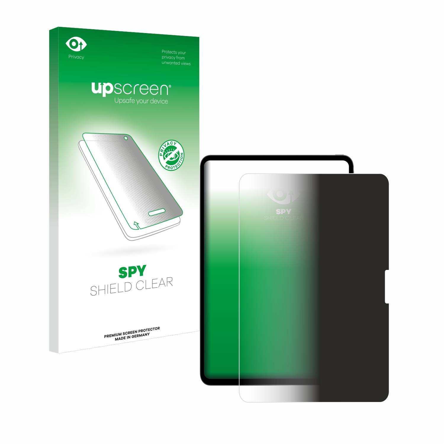 upscreen Spy Shield Sichtschutz-Folie für Apple iPad Pro 13 WiFi Cellular 2024