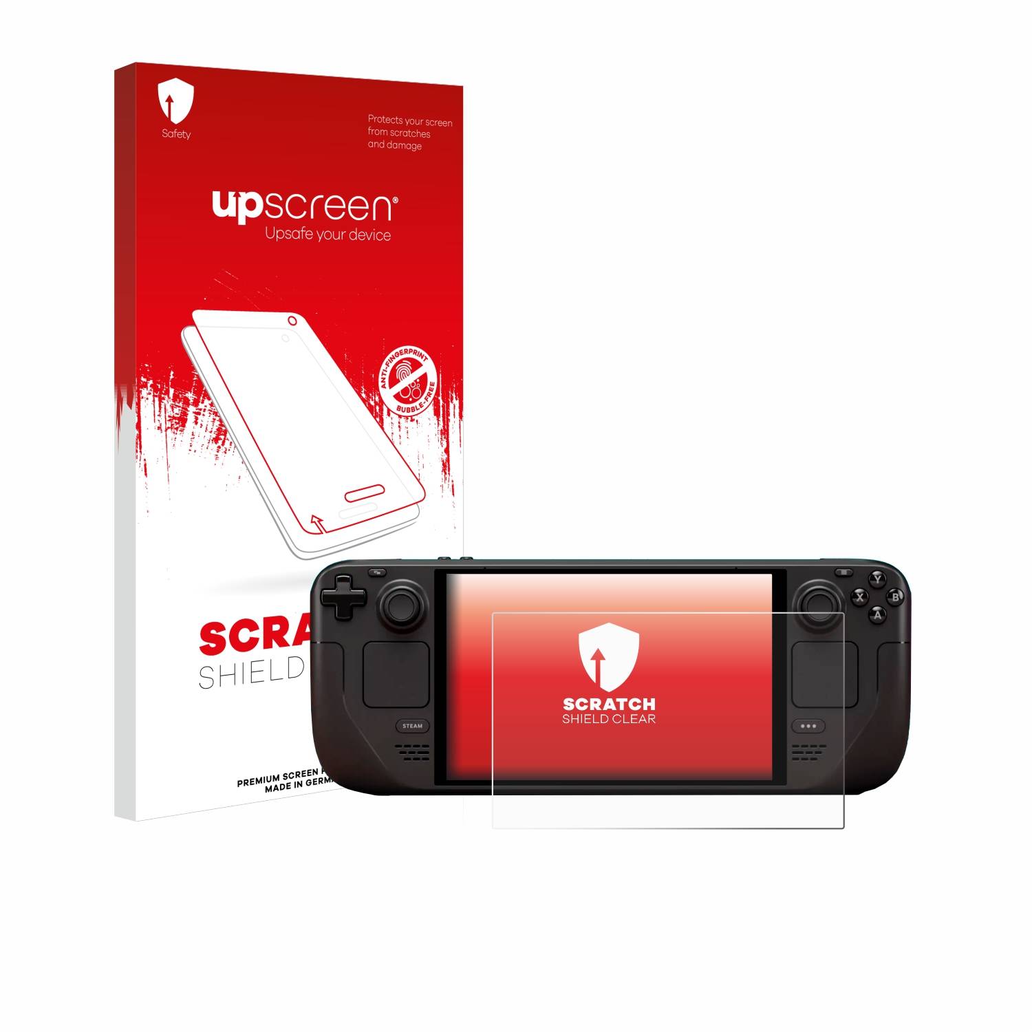 upscreen Schutzfolie für Valve Steam Deck OLED Kratzschutz Anti-Fingerprint Klar