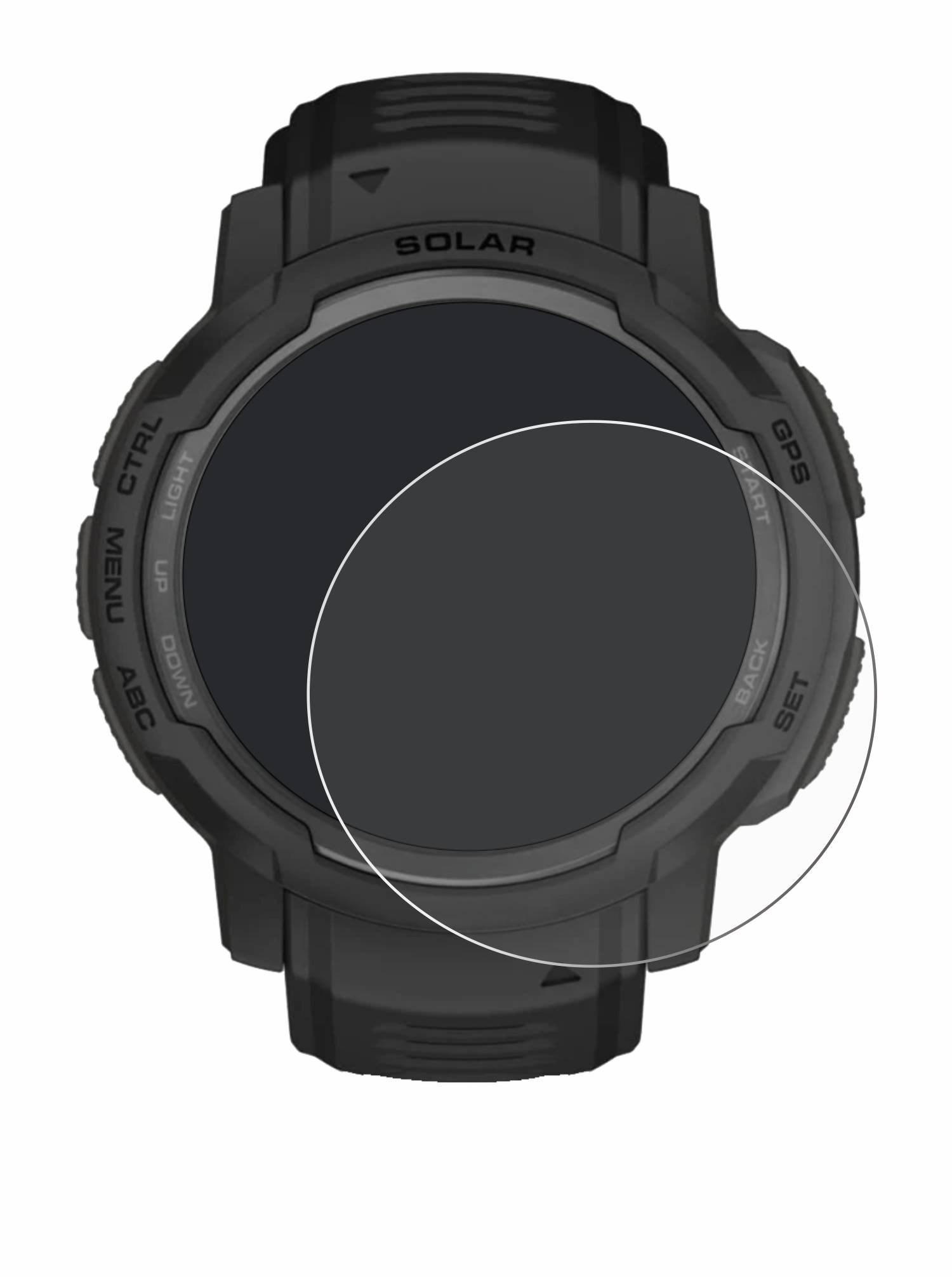 upscreen Bacteria Shield Schutzfolie für Garmin Instinct Crossover - Antibakteriell