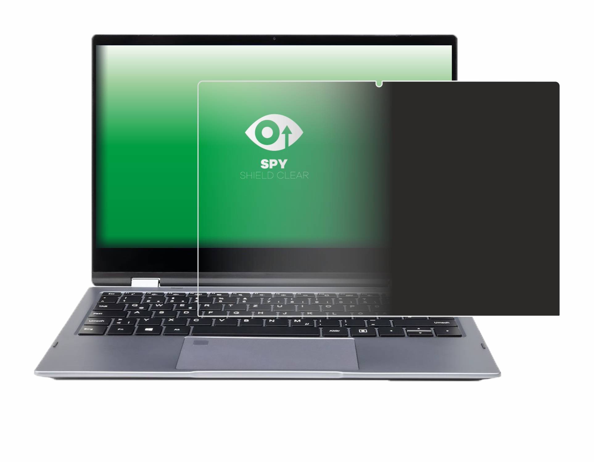 upscreen Blickschutzfolie für Wortmann Terra Mobile 360-13U Anti-Spy Privacy Blaulichtschutz Sichtschutzfolie