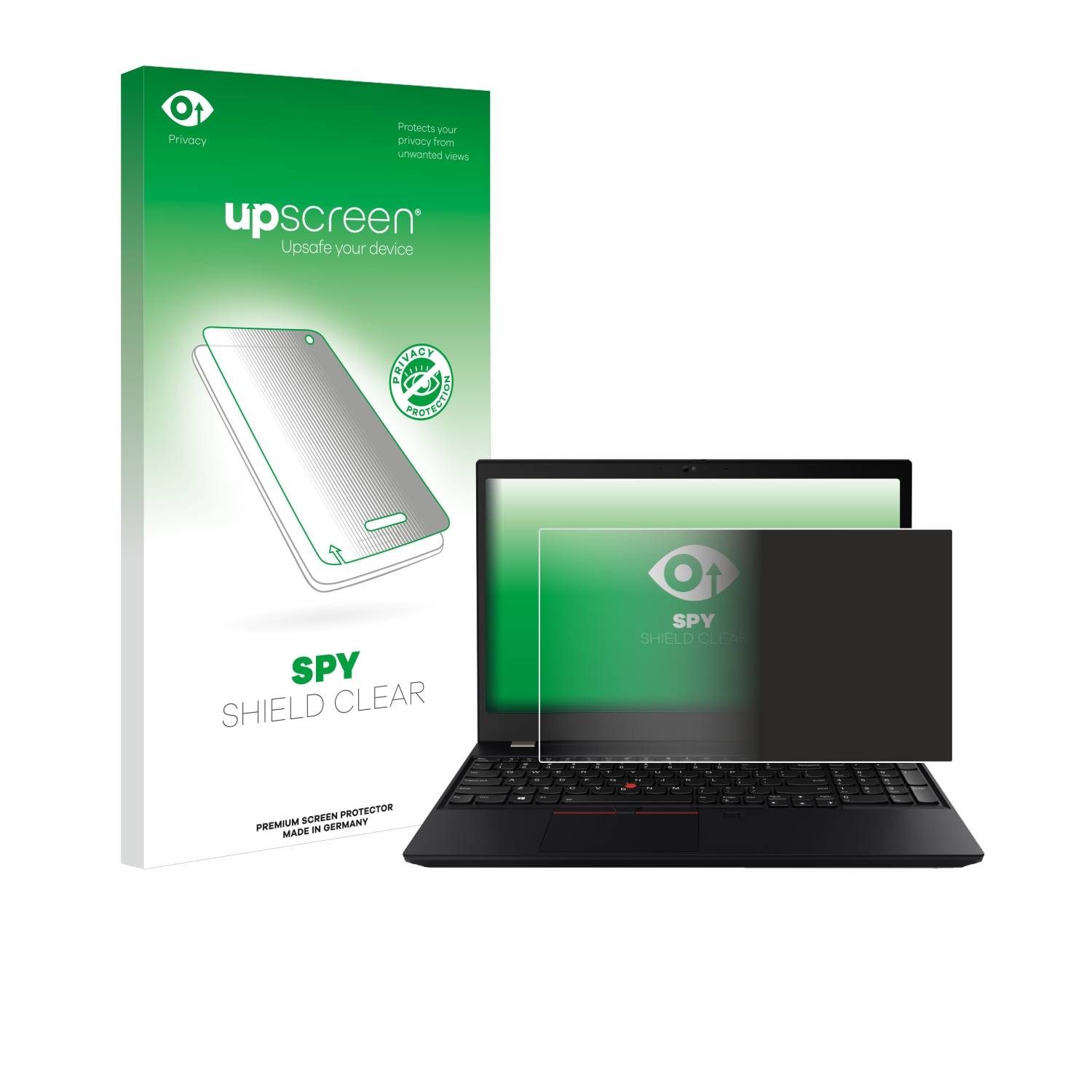 upscreen Spy Shield Sichtschutz-Folie für Lenovo ThinkPad T590 Non-Touch