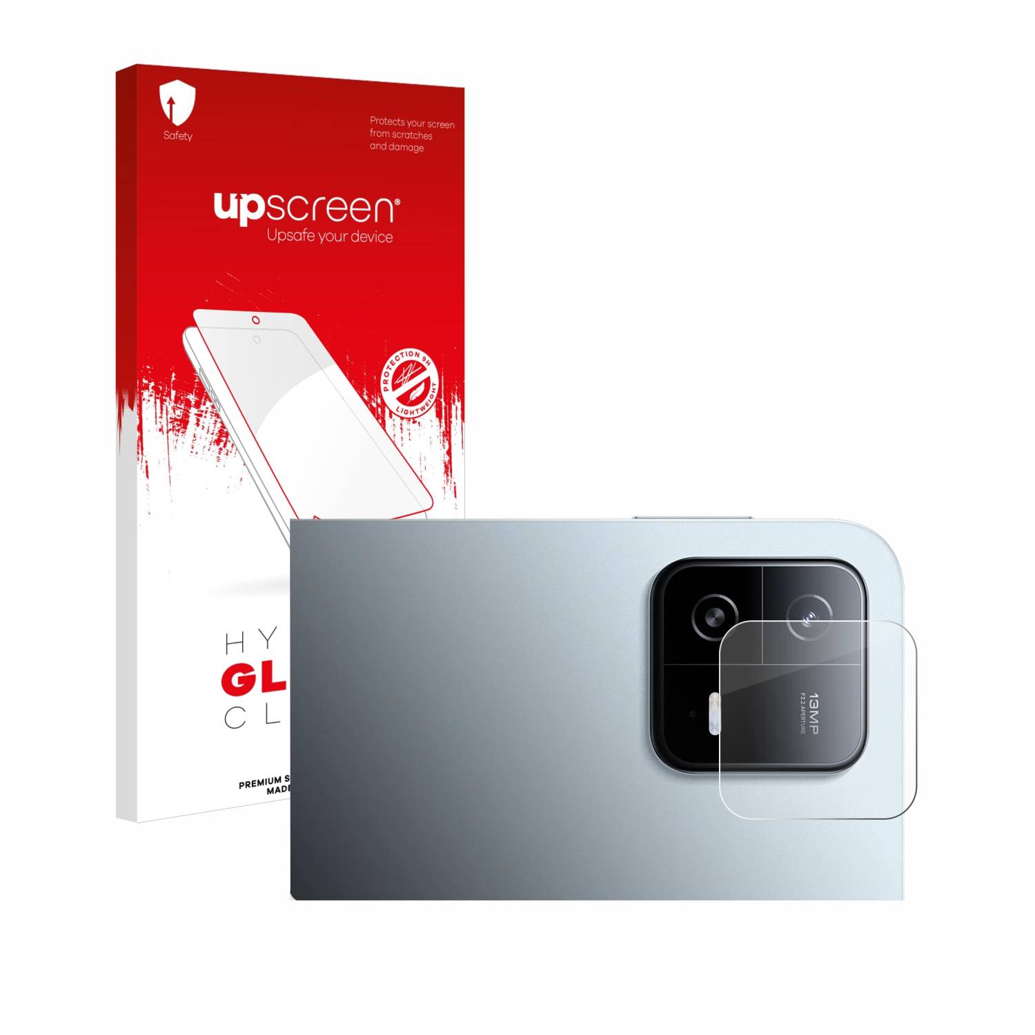 upscreen Flexible Schutz Glas Folie für Xiaomi Pad 6 (NUR Kameraschutz) Schutzglas 9H Hybridglas Klar
