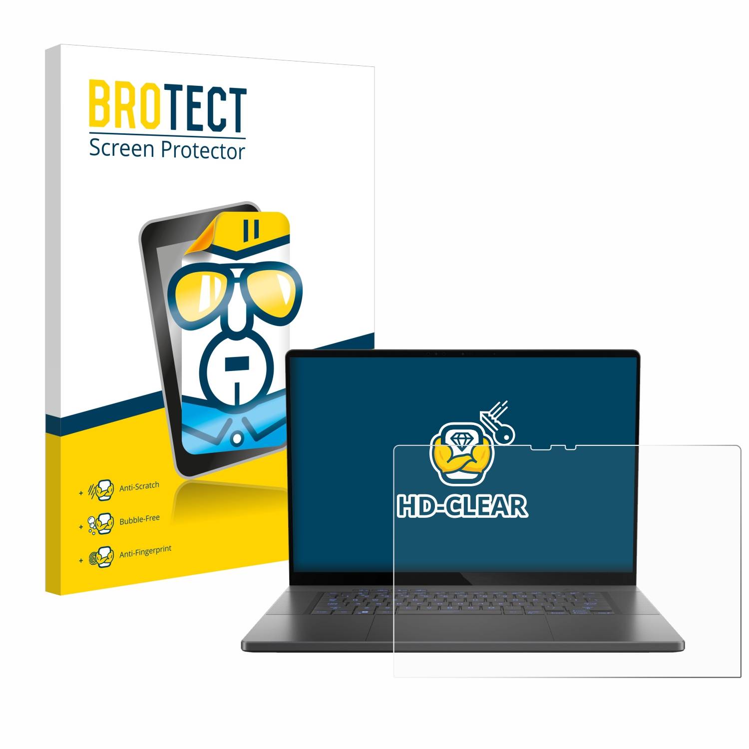 BROTECT Displayschutz-Folie für ASUS ROG Zephyrus G16 2024 GU605