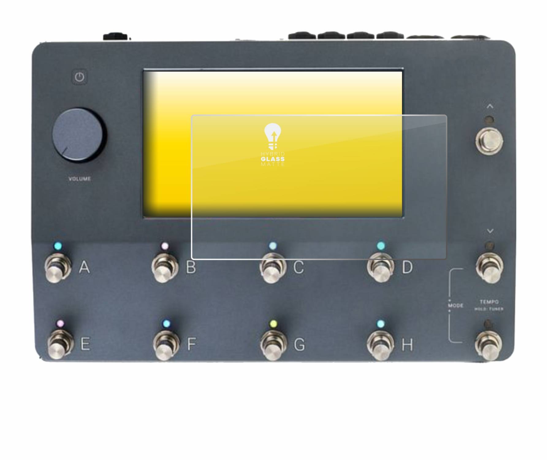 upscreen Flexible Schutz Glas Folie für Neural DSP Quad Cortex Schutzglas 9H Hybridglas Matt Entspiegelt
