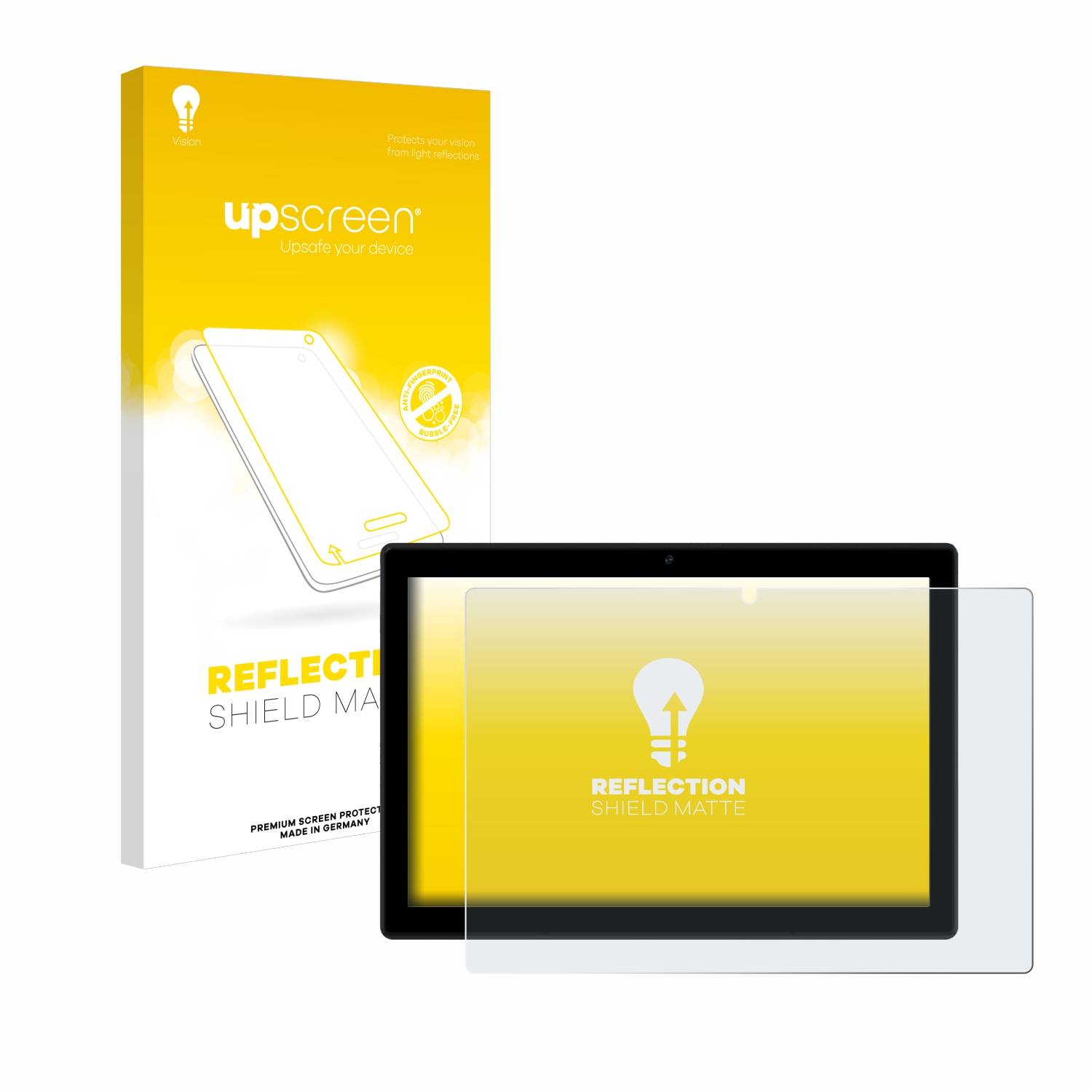 upscreen Reflection Shield Matt Schutzfolie für Powmus T221 10.1