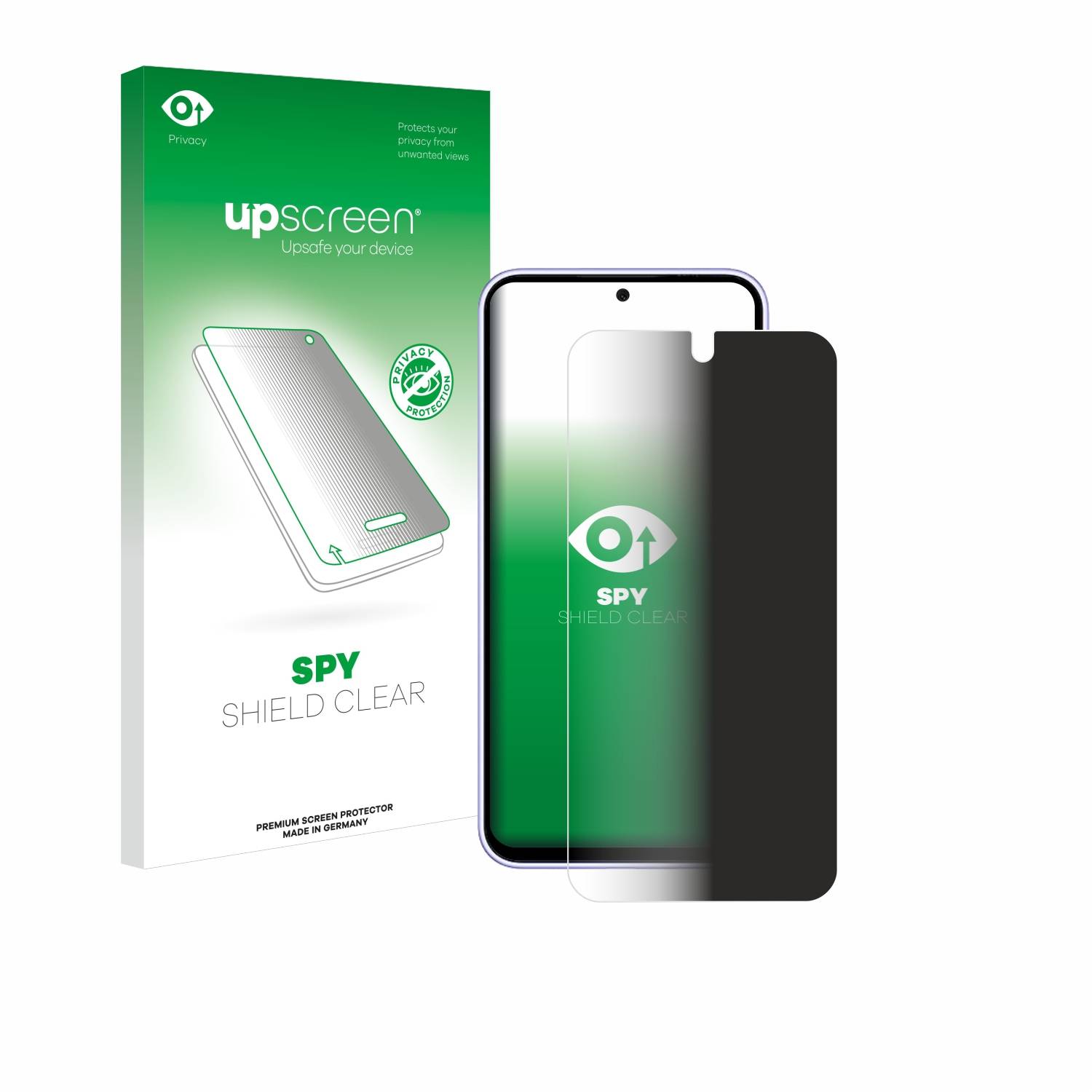upscreen Spy Shield Sichtschutz-Folie für Samsung Galaxy A54 5G Enterprise Edition
