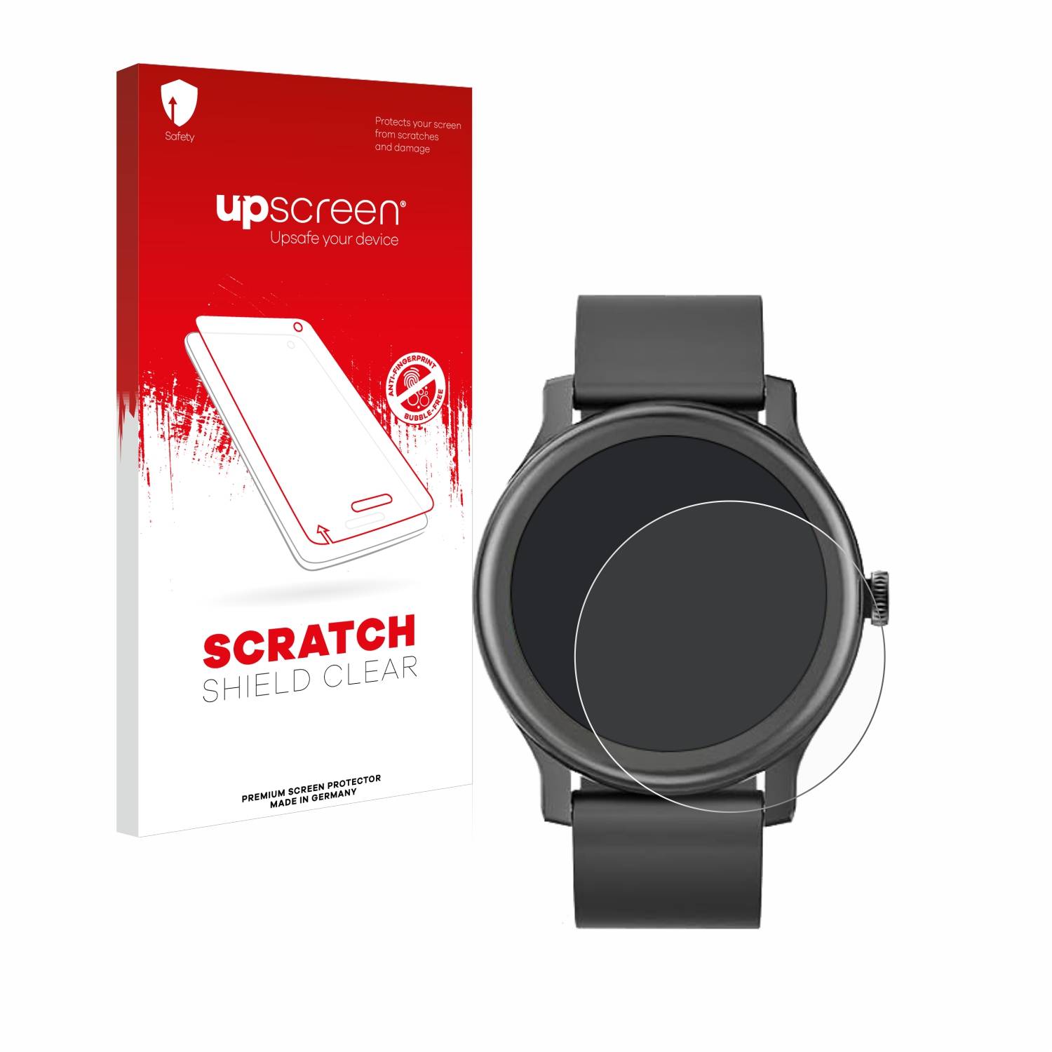 upscreen Scratch Shield Schutzfolie für Loyaa Smartwatch 1.28