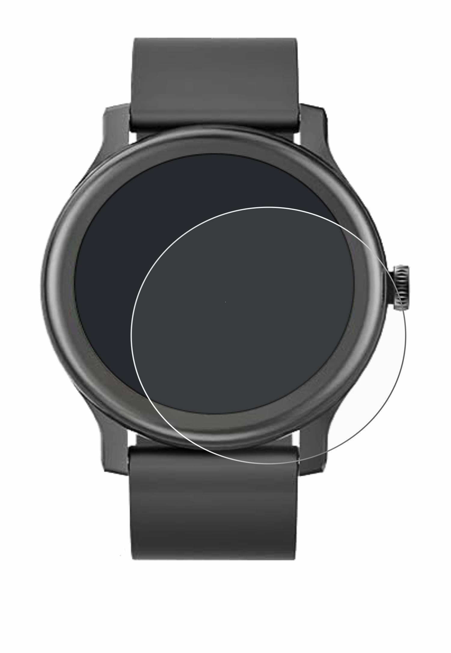 upscreen Scratch Shield Schutzfolie für Loyaa Smartwatch 1.28