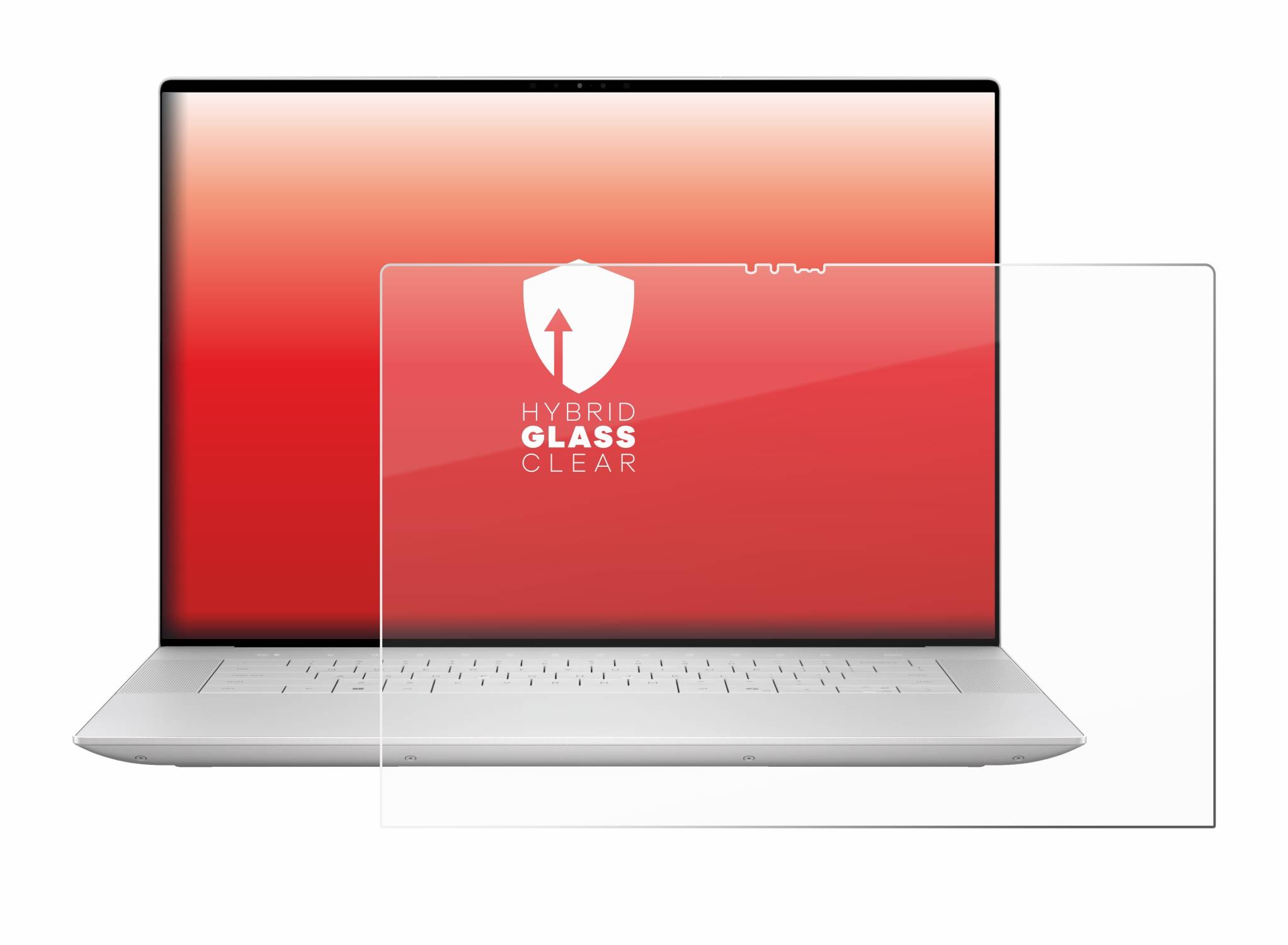 upscreen Hybrid Glas Schutz-Folie für Dell XPS 16 4064