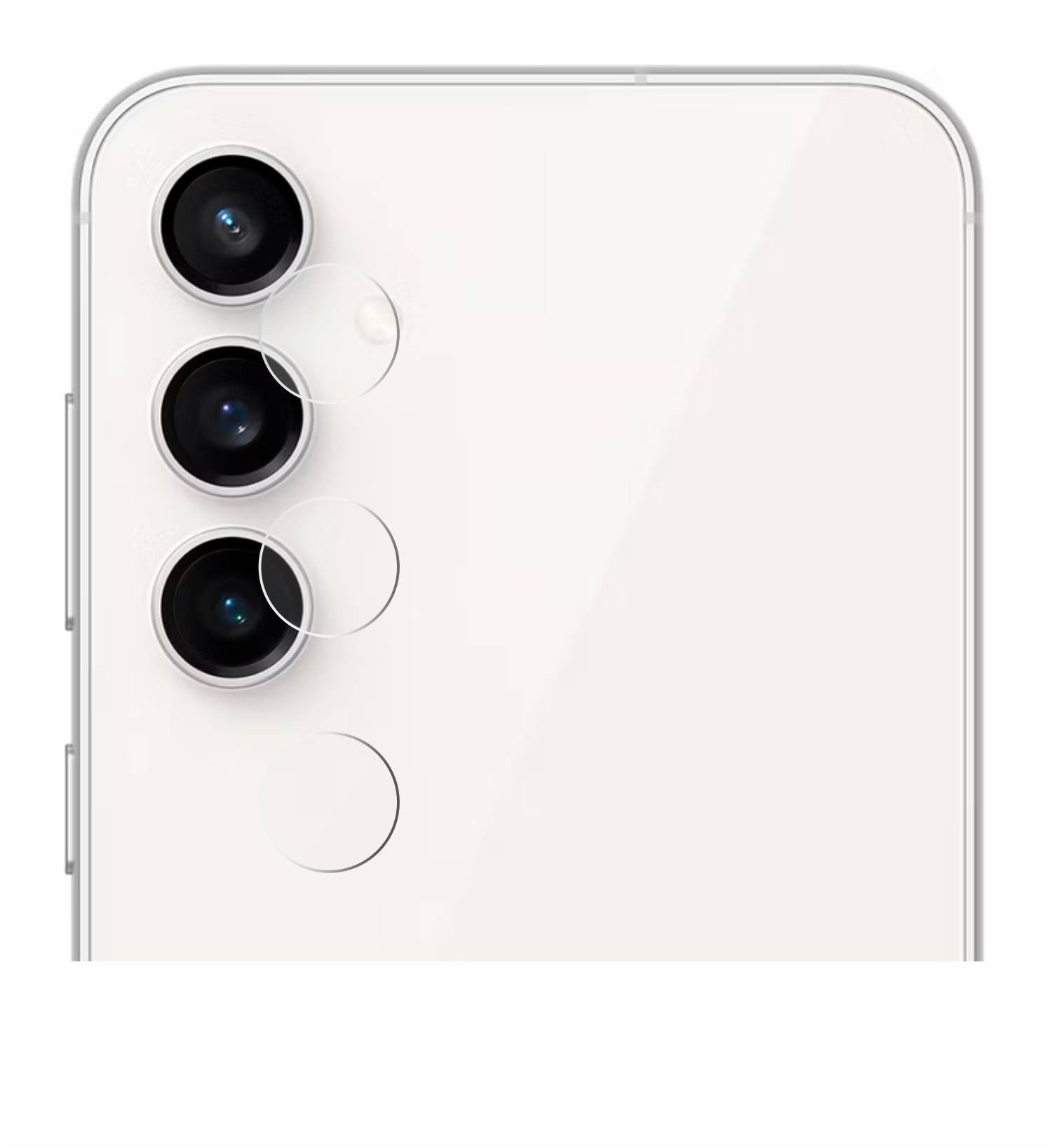 BROTECT AirGlass Glas Panzer-Folie für Samsung Galaxy S23 FE (NUR Kameraschutz) - Schutzglas