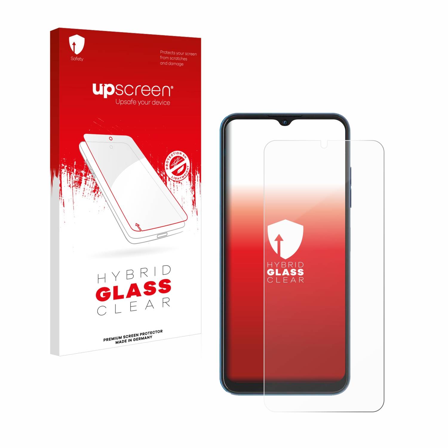 upscreen Flexible Schutz Glas Folie für Hotwav Note 13 Schutzglas 9H Hybridglas Klar
