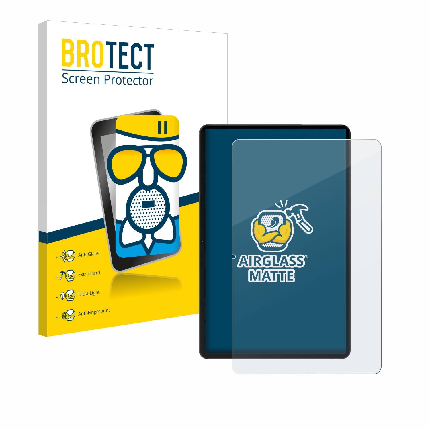 BROTECT AirGlass Flexible Schutz Glas Folie für Honor Pad 9 Matt Entspiegelt