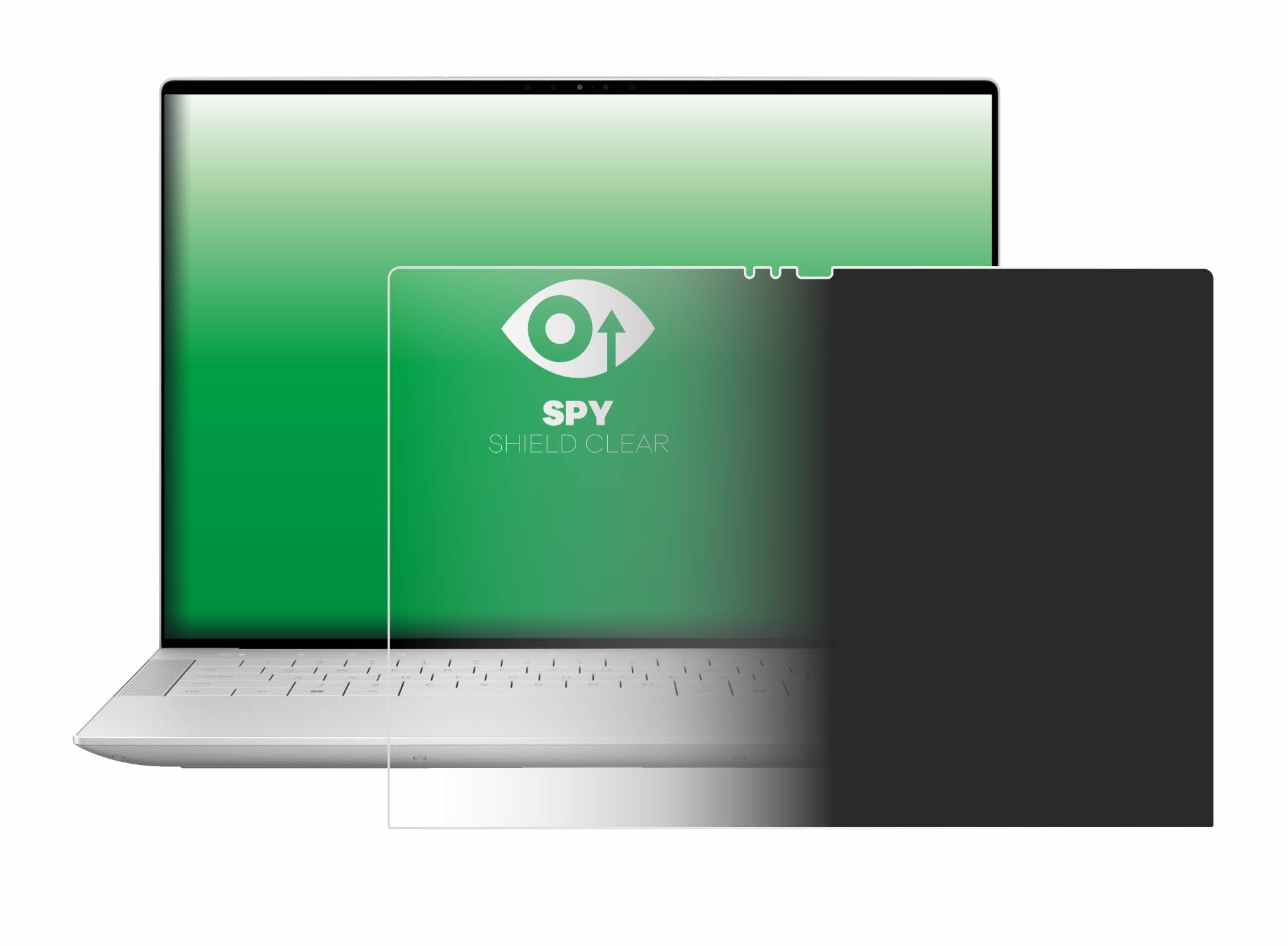 upscreen Blickschutzfolie für Dell XPS 14 9440 Touch Anti-Spy Privacy Blaulichtschutz Sichtschutzfolie