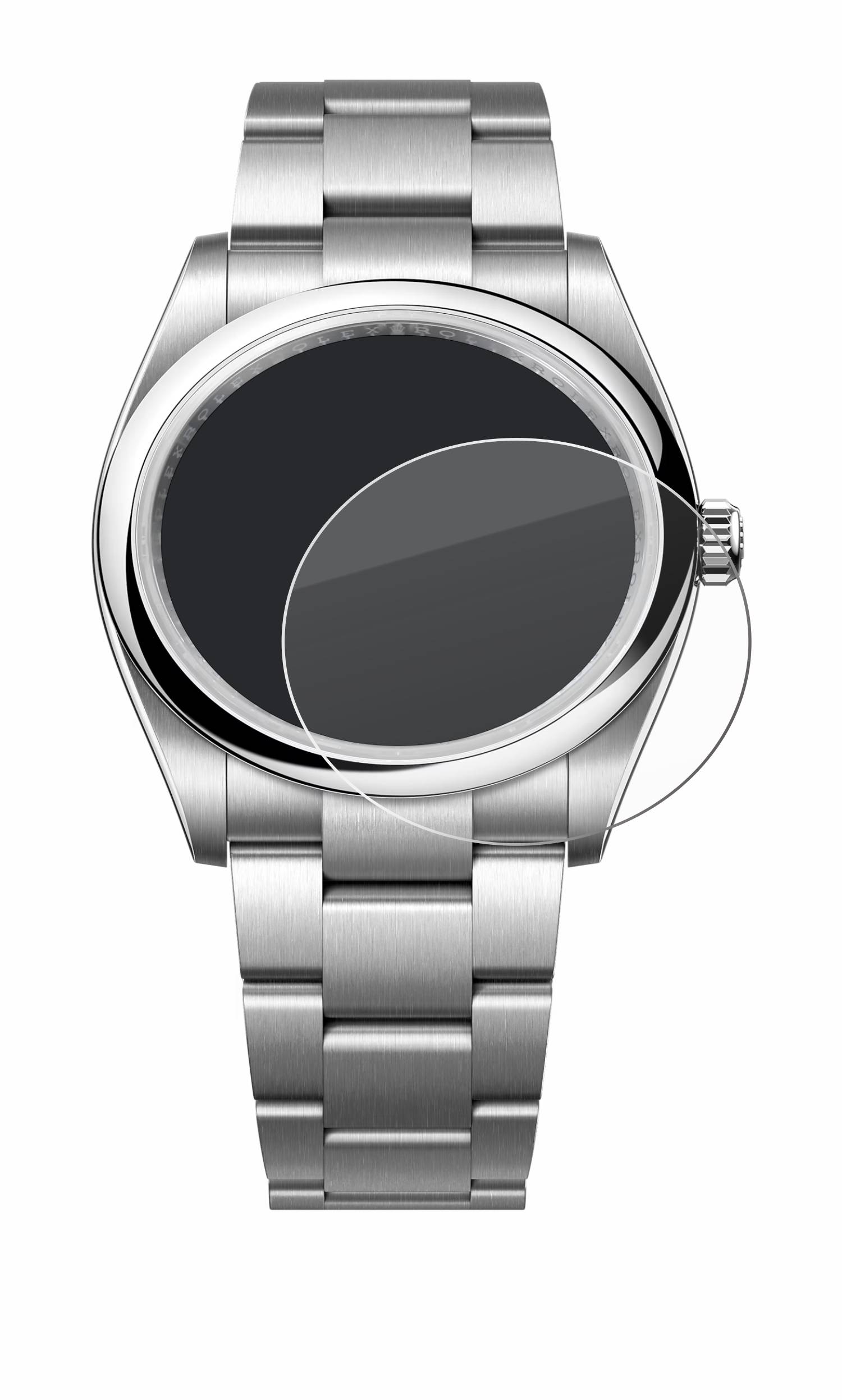 upscreen Hybrid Glas Panzer-Folie für Rolex Oyster Perpetual 36