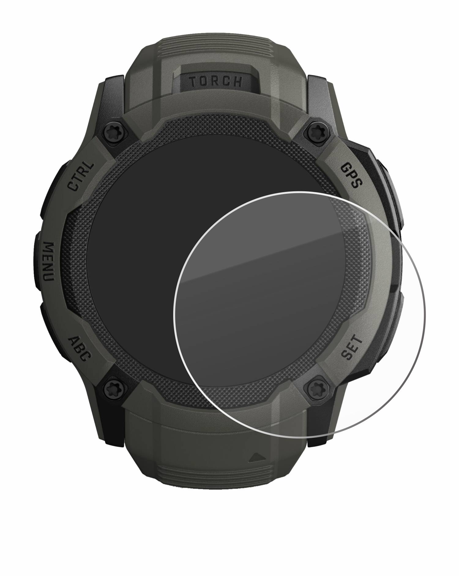 Savvies Clear Schutzglas für Garmin Instinct 2X Solar