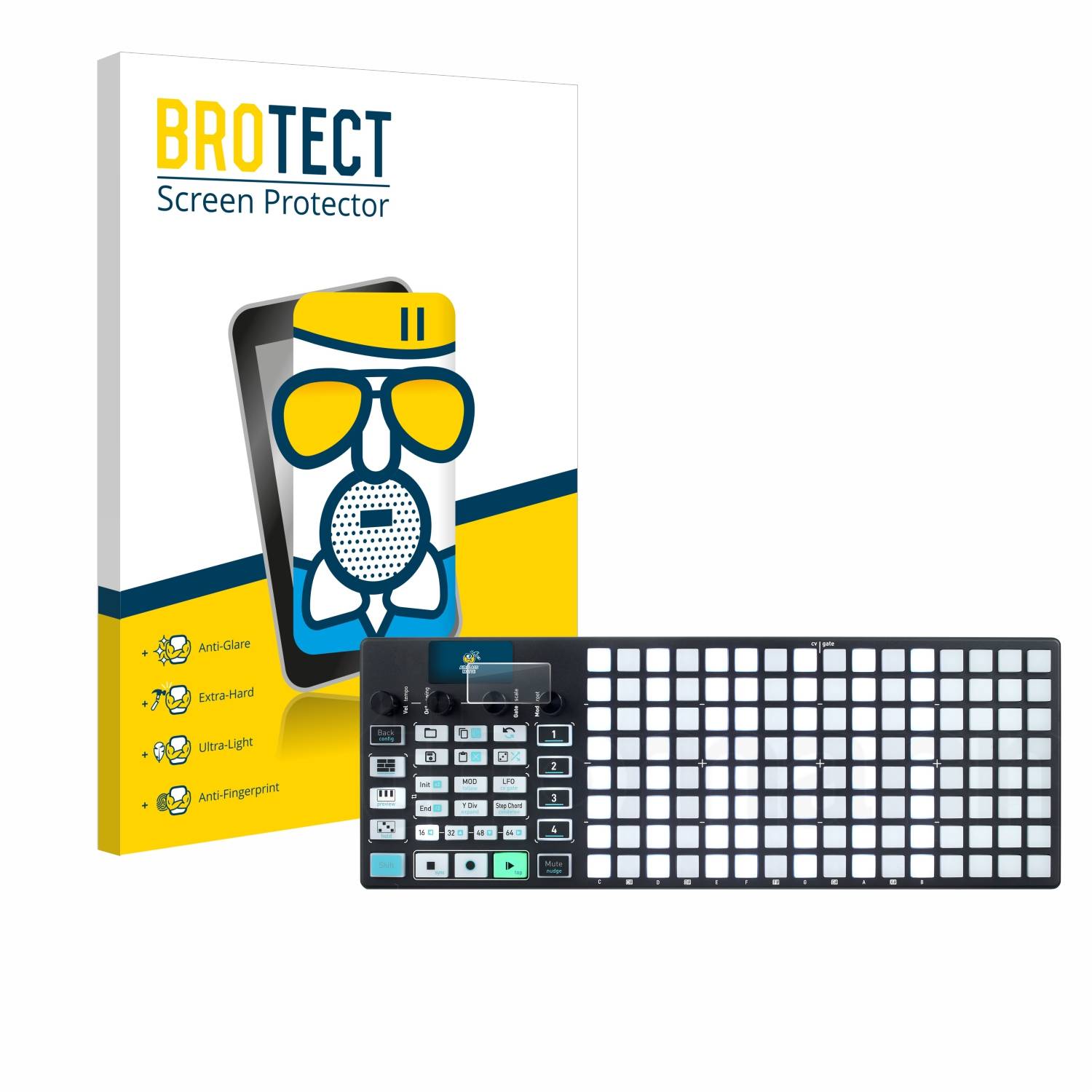 BROTECT AirGlass Flexible Schutz Glas Folie für OXI Instruments One Matt Entspiegelt