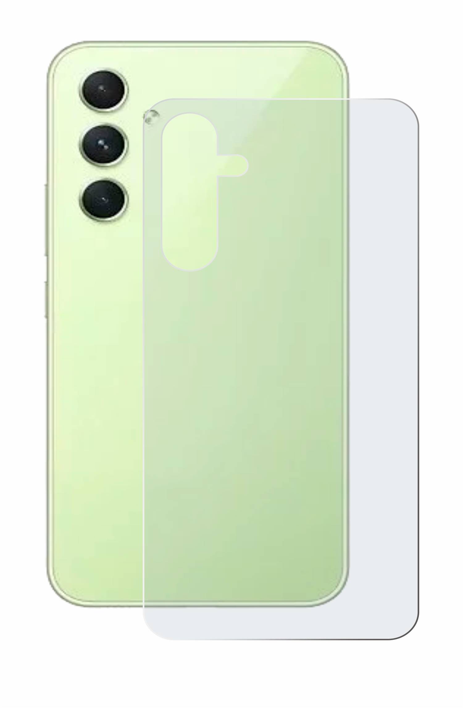 upscreen Reflection Shield Matt Schutzfolie für Samsung Galaxy A54 5G Enterprise Edition (Rückseite)
