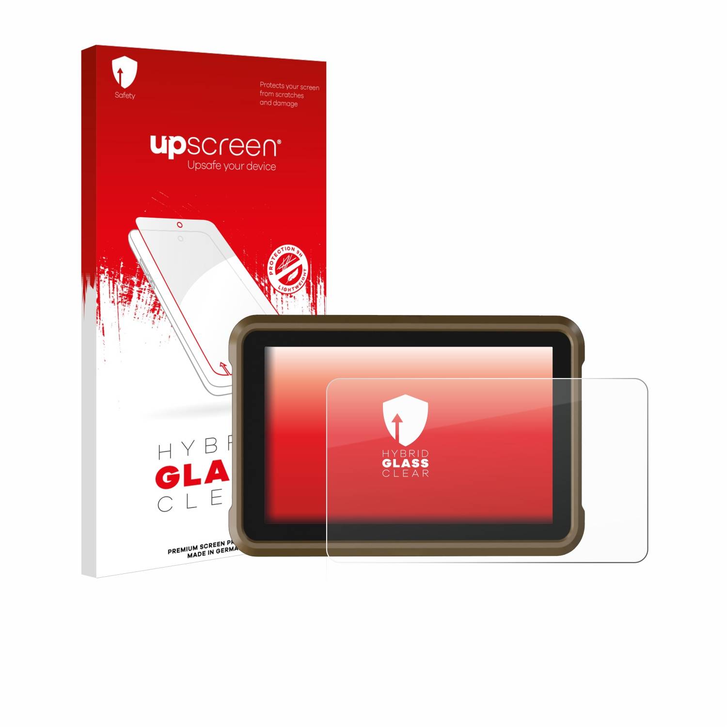 upscreen Flexible Schutz Glas Folie für Atomos Ninja Schutzglas 9H Hybridglas Klar