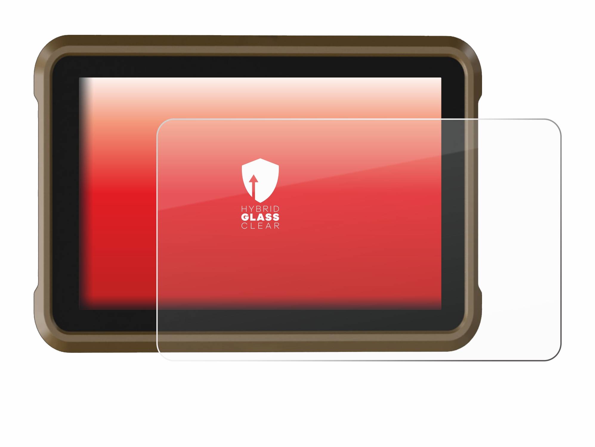 upscreen Flexible Schutz Glas Folie für Atomos Ninja Schutzglas 9H Hybridglas Klar