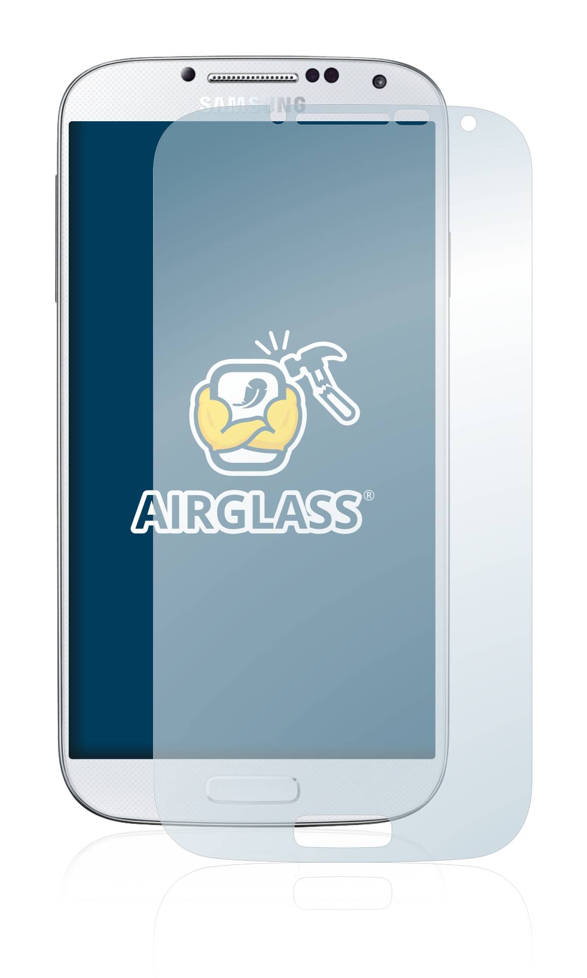 BROTECT AirGlass Glas Schutz-Folie für Samsung Galaxy S4 - Schutzglas