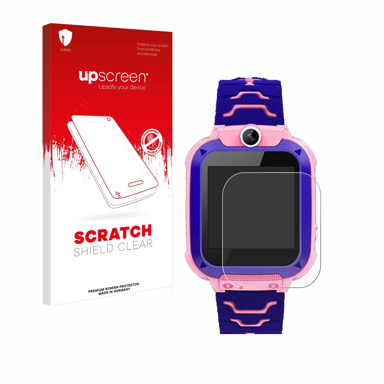 upscreen Scratch Shield Schutzfolie für Bothergu Kids Smartwatch Q12