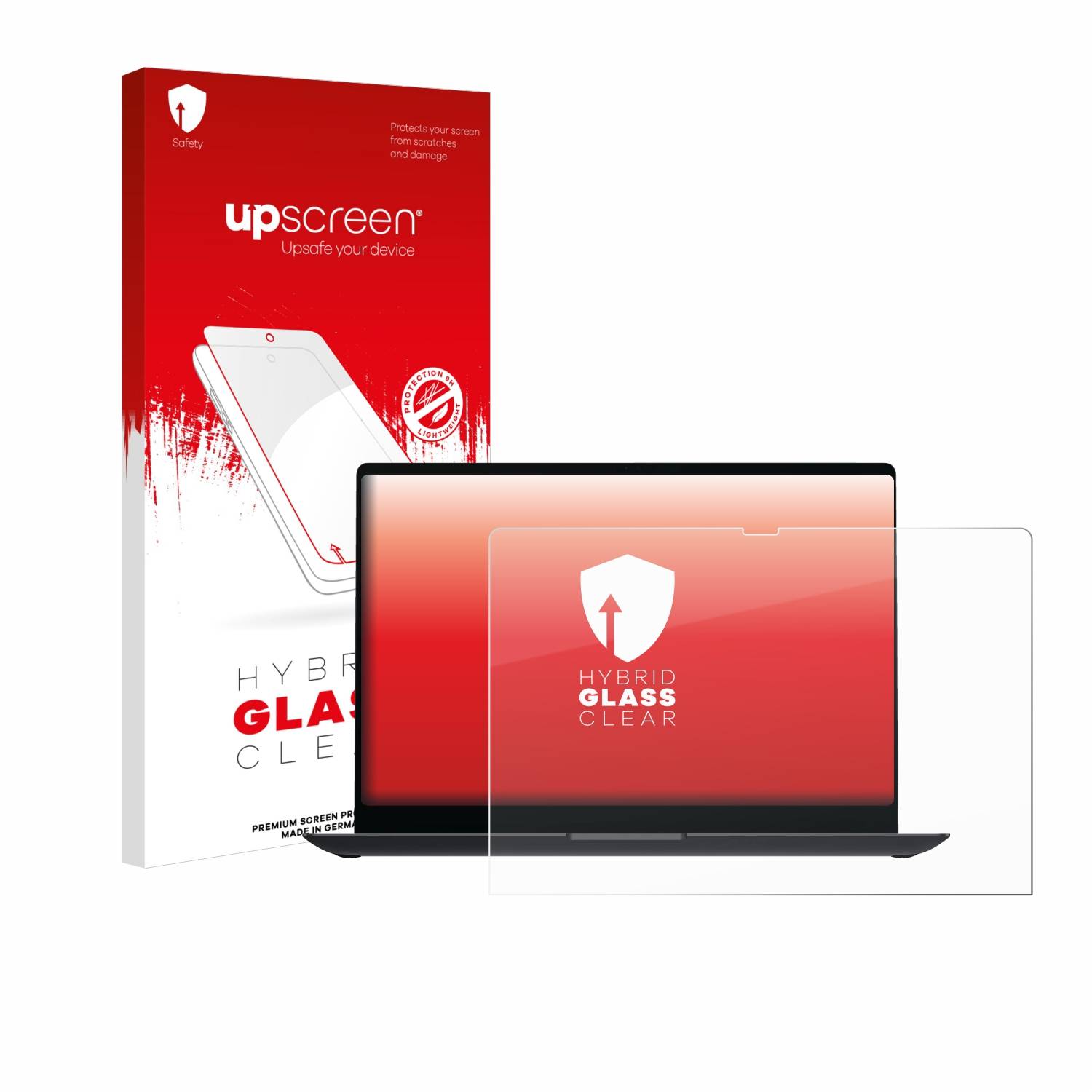 upscreen Hybrid Glas Schutz-Folie für Samsung Galaxy Book4 Ultra 16