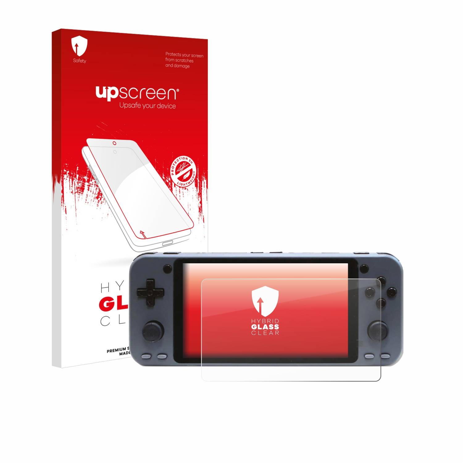 upscreen Hybrid Glas Schutz-Folie für Hardkernel Odroid-Go Ultra