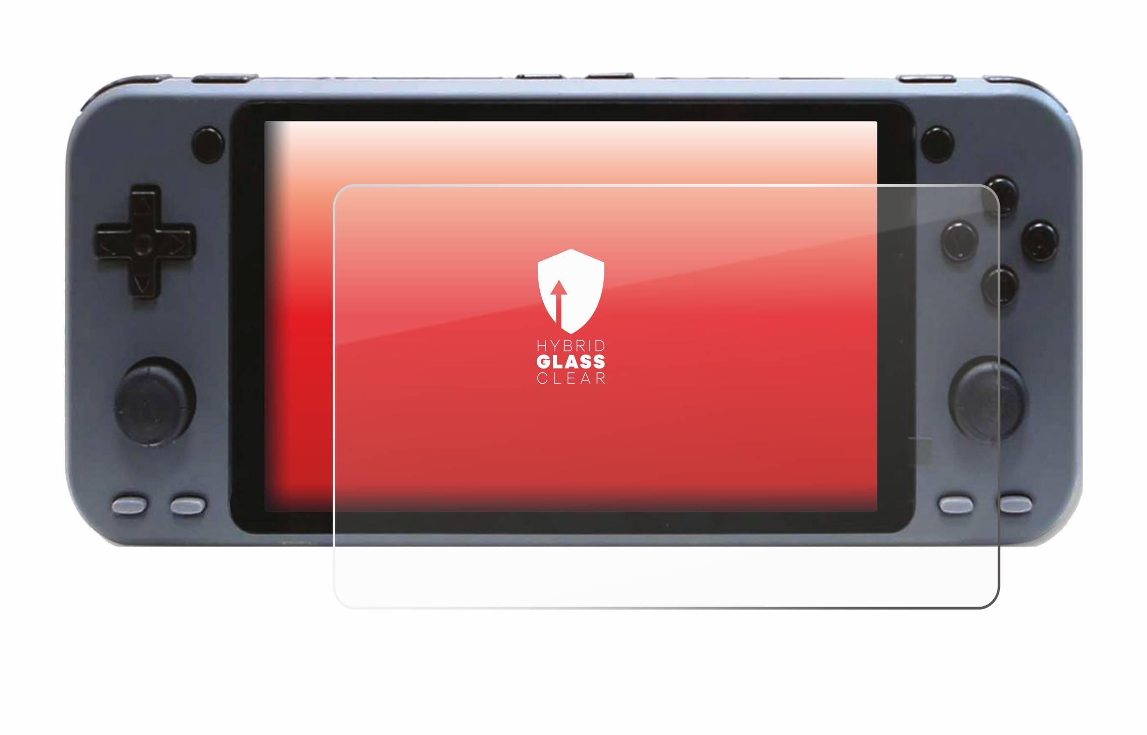 upscreen Hybrid Glas Schutz-Folie für Hardkernel Odroid-Go Ultra