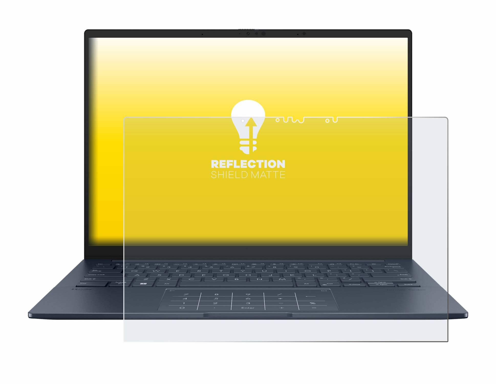 upscreen Reflection Shield Matt Schutzfolie für ASUS ZenBook 14 OLED UX3405 Touch