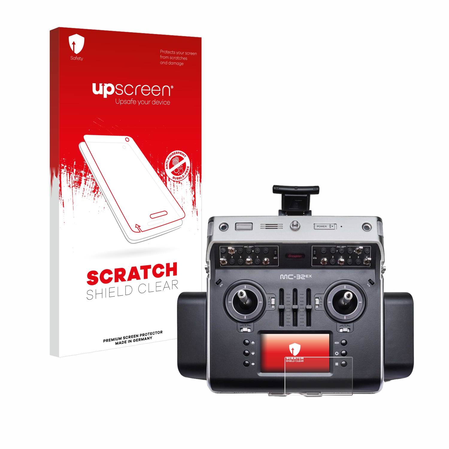 upscreen Scratch Shield Schutzfolie für Graupner MC-32ex