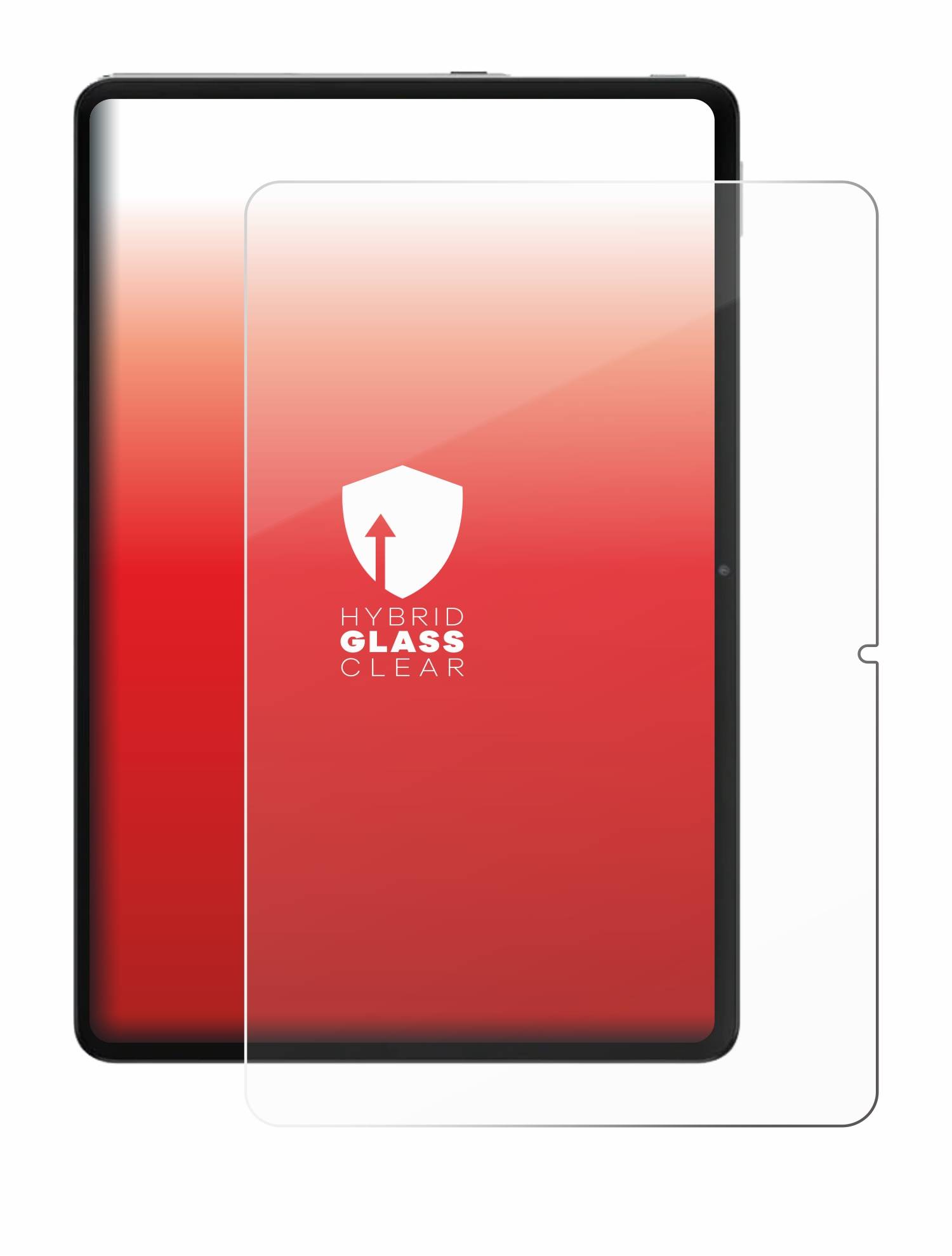 upscreen Flexible Schutz Glas Folie für Xiaomi Redmi Pad Pro Schutzglas 9H Hybridglas Klar