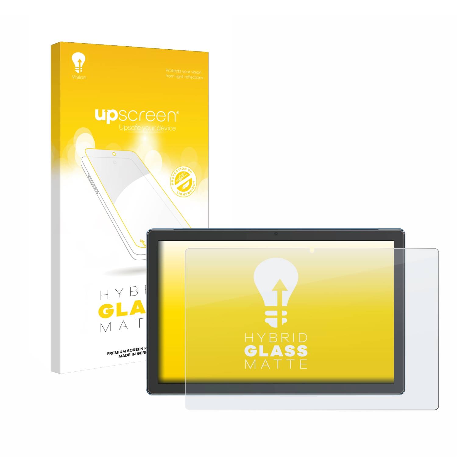 upscreen Hybrid Glas Matt Panzer-Folie für Jusyea J10