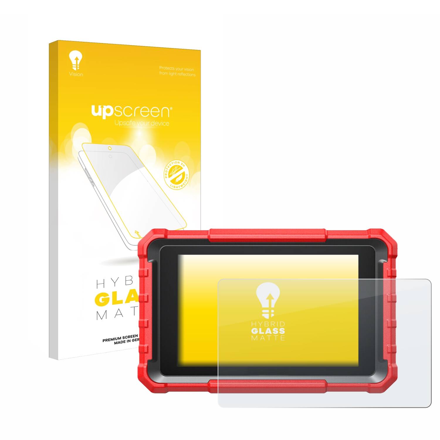 upscreen Flexible Schutz Glas Folie für Launch X-431 PROS Elite Schutzglas 9H Hybridglas Matt Entspiegelt