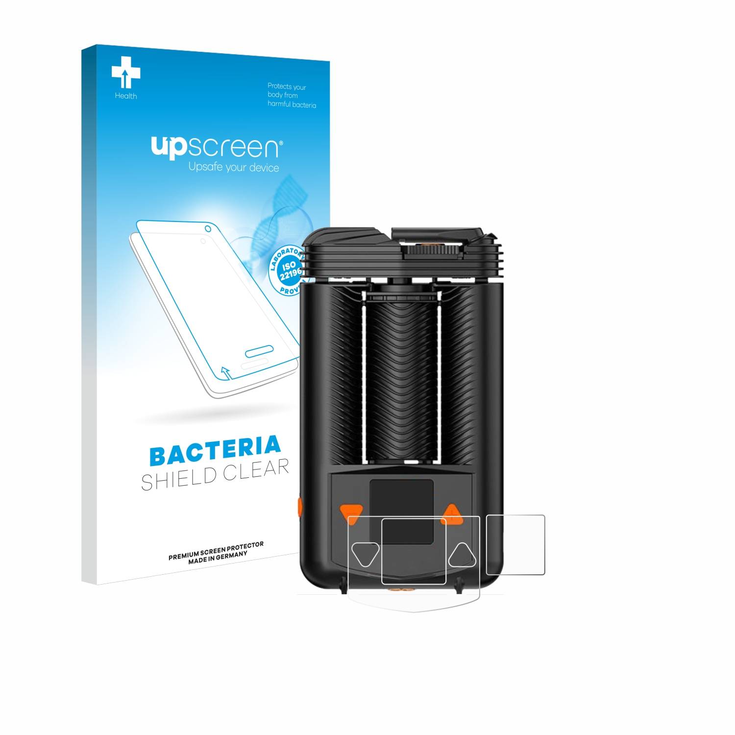 upscreen Schutzfolie für Storz & Bickel Mighty + Antibakterielle Folie Klar Anti-Kratzer