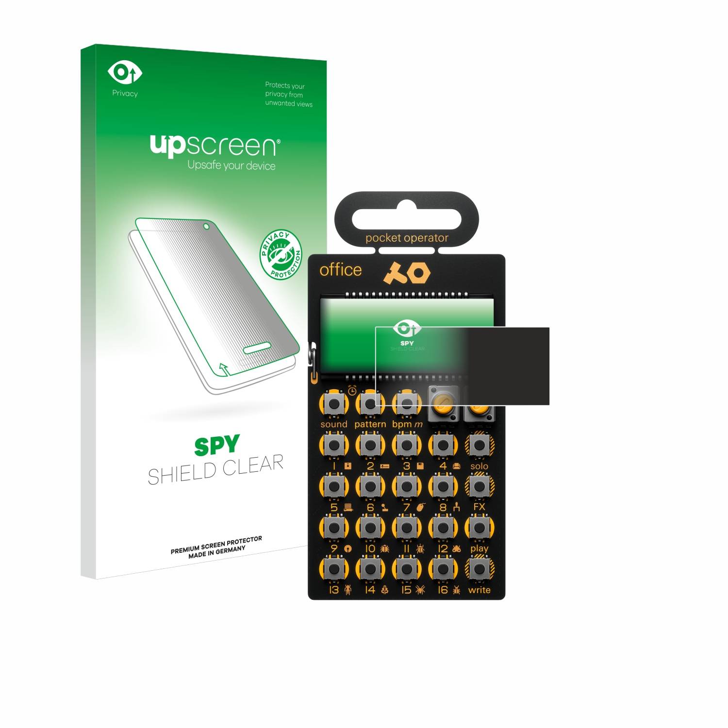 upscreen Spy Shield Sichtschutz-Folie für Teenage Engineering PO-24 office