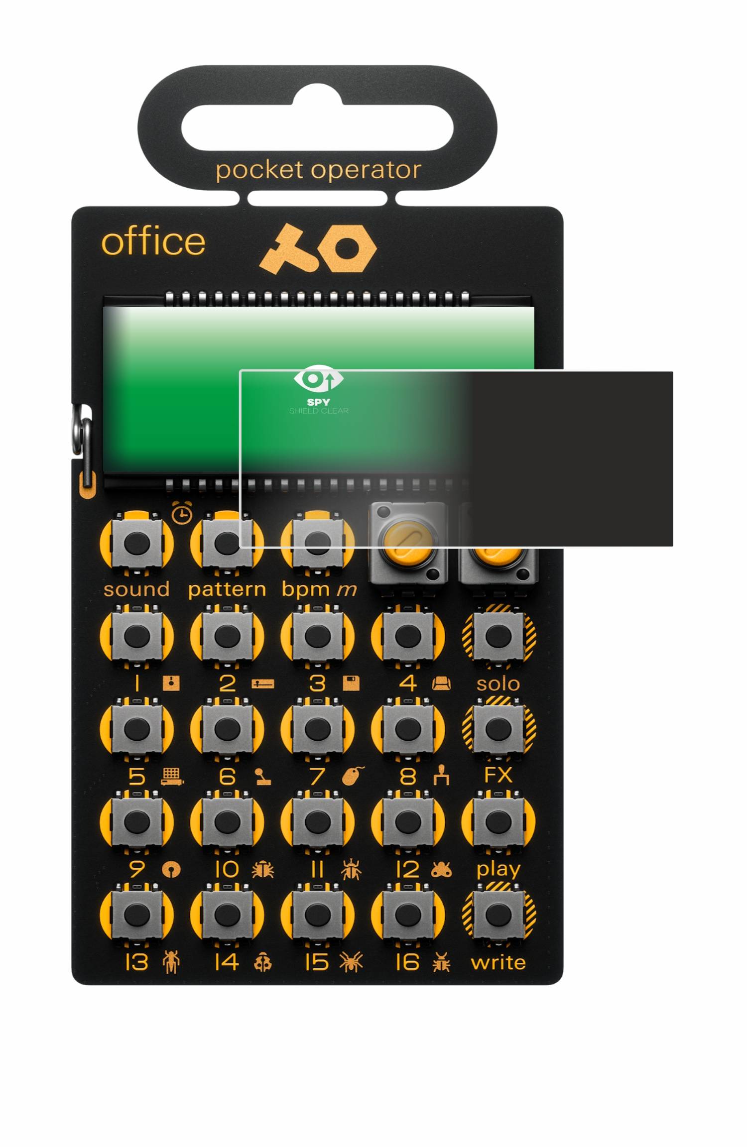 upscreen Spy Shield Sichtschutz-Folie für Teenage Engineering PO-24 office