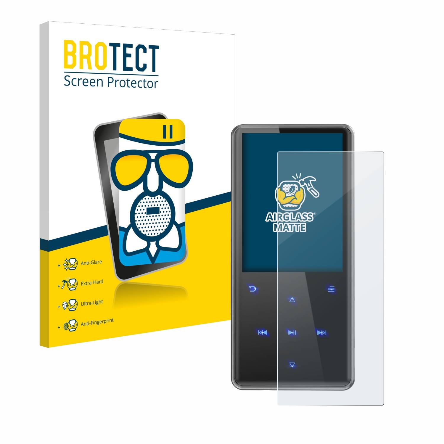 BROTECT AirGlass Matt Glas Schutz Folie für Pinhui D16