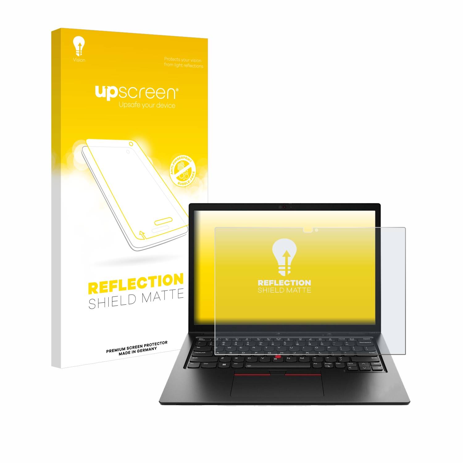 upscreen Reflection Shield Matt Schutzfolie für Lenovo ThinkPad L13 2-in-1 Gen 5