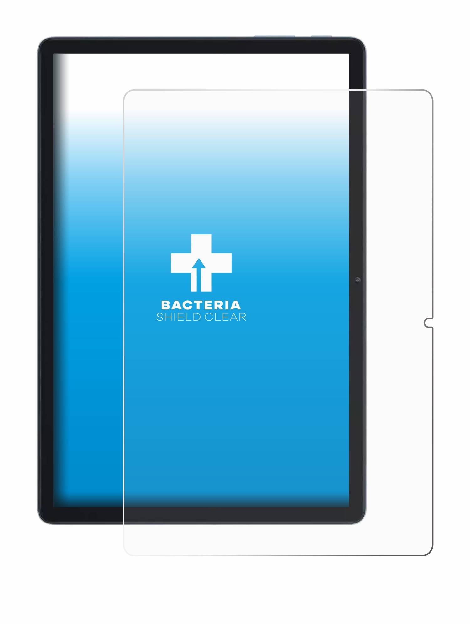 upscreen Schutzfolie für Blackview Tab 80 Antibakterielle Folie Klar Anti-Kratzer