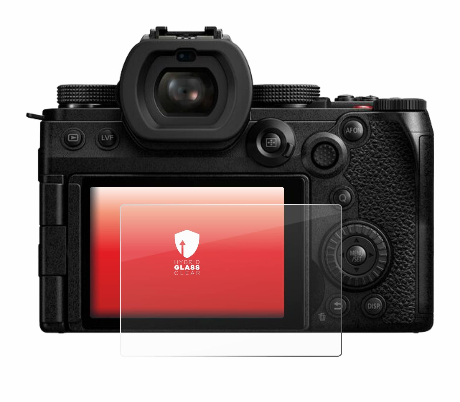 upscreen Hybrid Glas Schutz-Folie für Panasonic Lumix DC-S5M2X