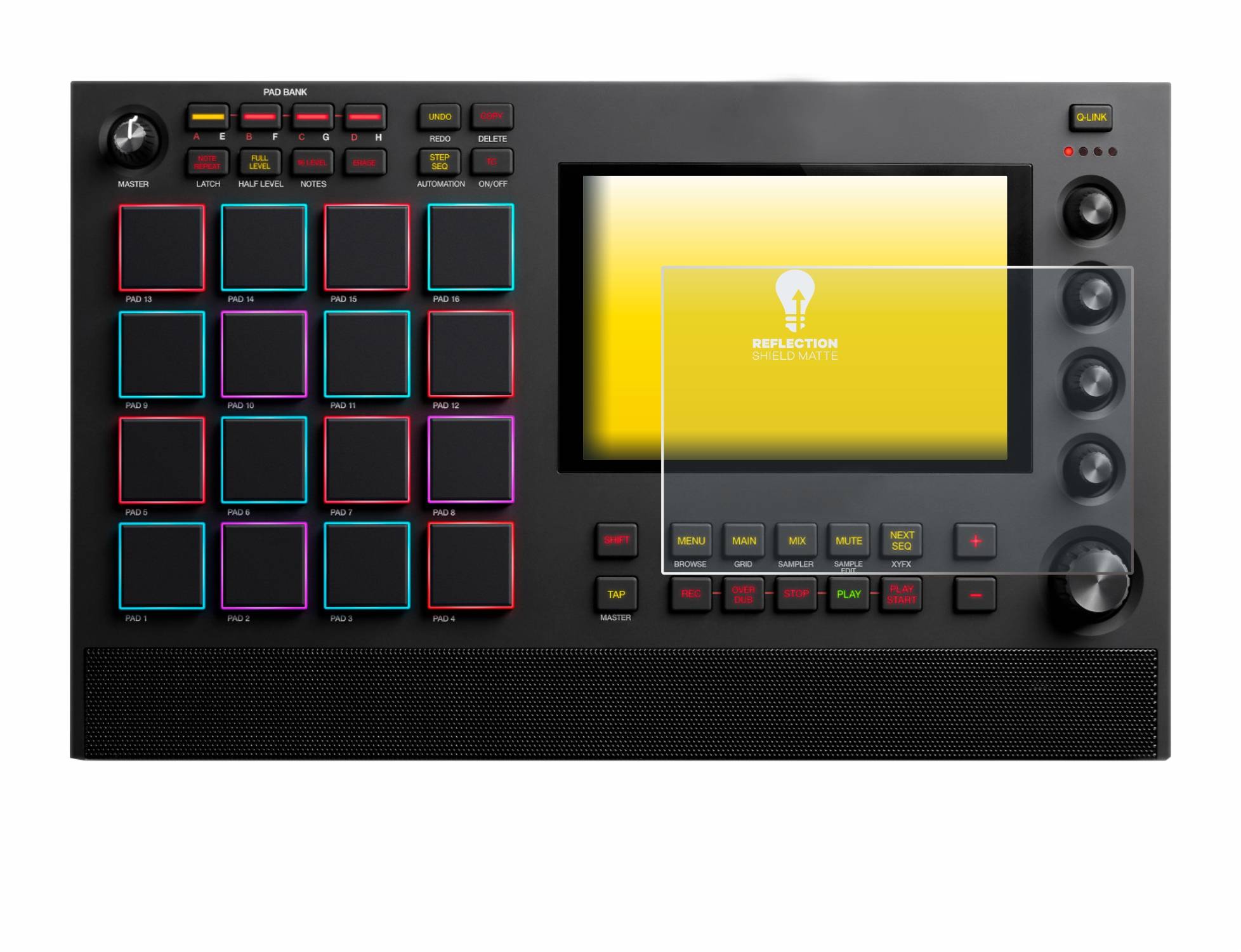 upscreen Schutzfolie für Akai MPC Live II Folie Matt Entspiegelt Anti-Reflex