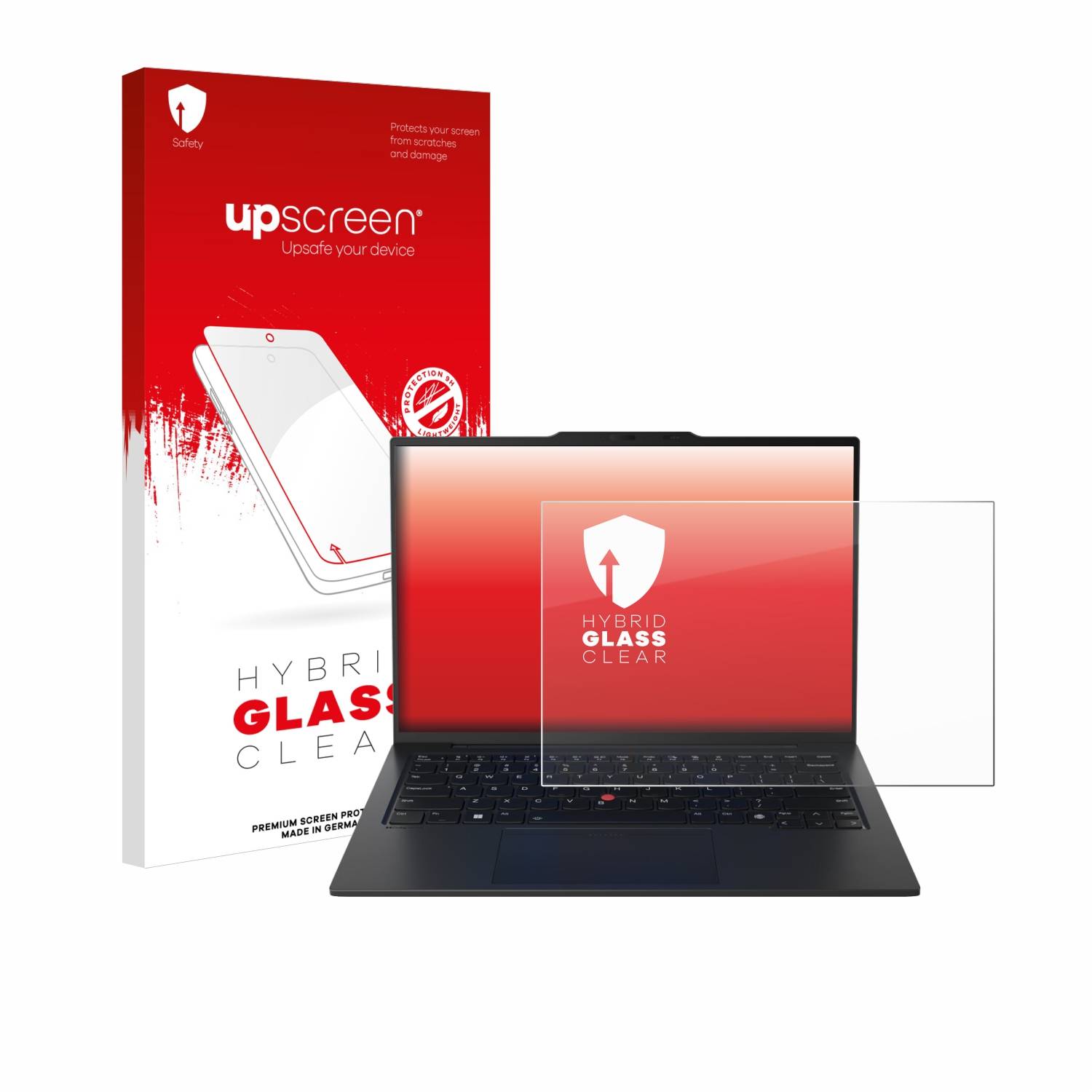 upscreen Hybrid Glas Schutz-Folie für Lenovo ThinkPad X1 Carbon Gen 12 14