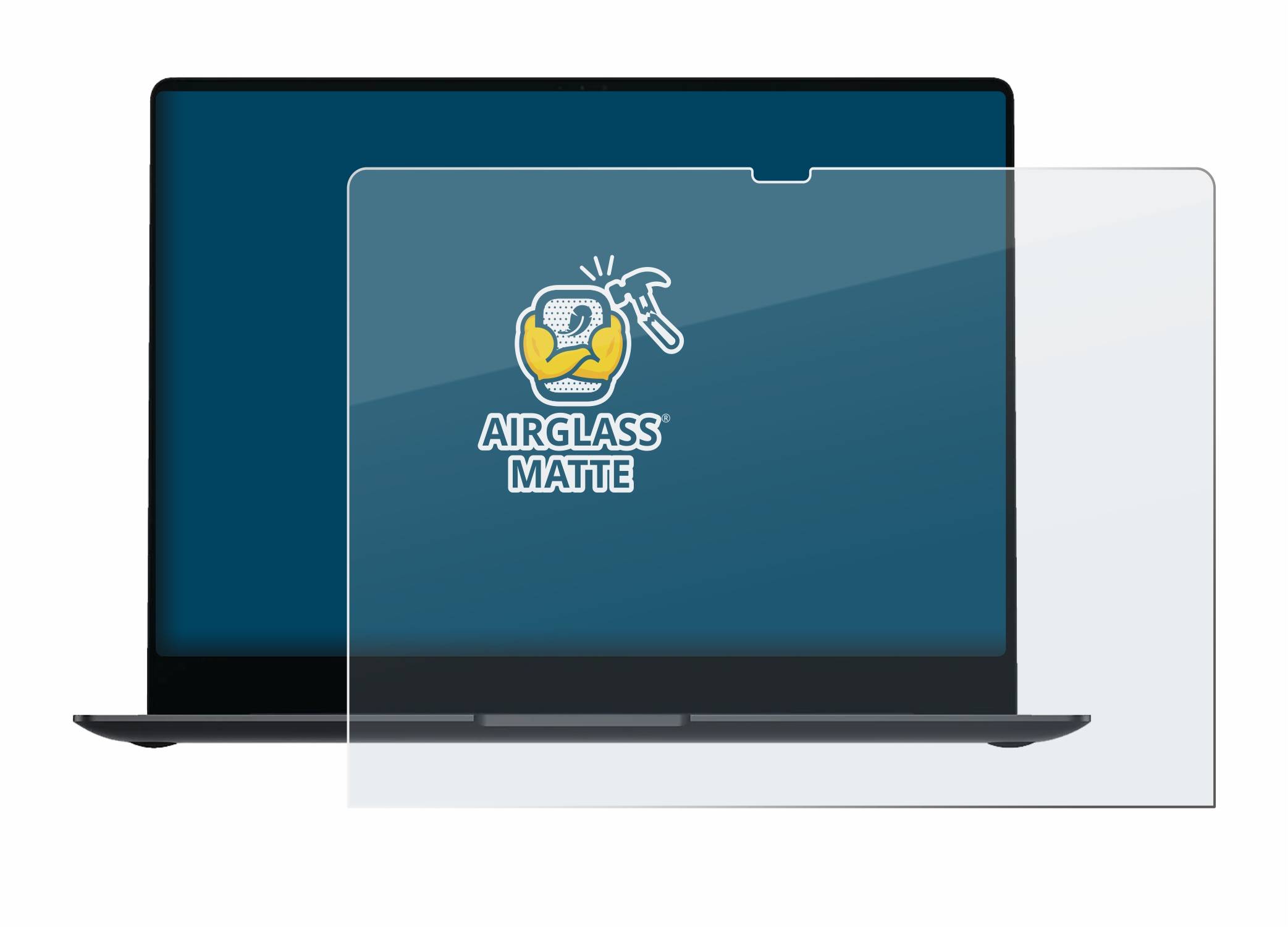 BROTECT AirGlass Matt Glas Schutz Folie für Samsung Galaxy Book4 Pro 14