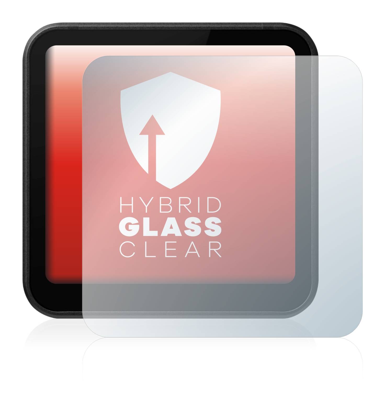 upscreen Hybrid Glas Schutz-Folie für DJI Action 2