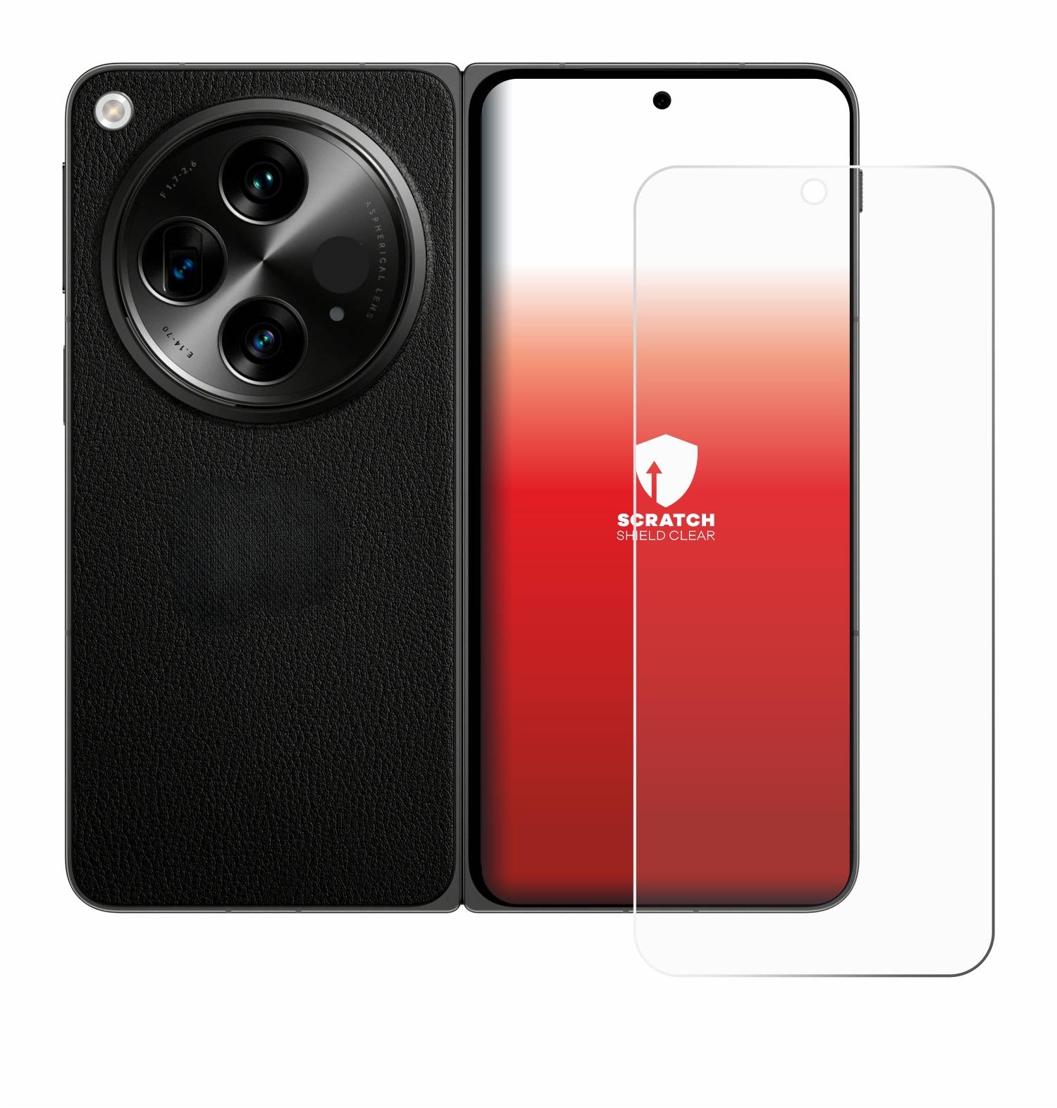 upscreen Scratch Shield Schutzfolie für OnePlus Open (case-friendly)