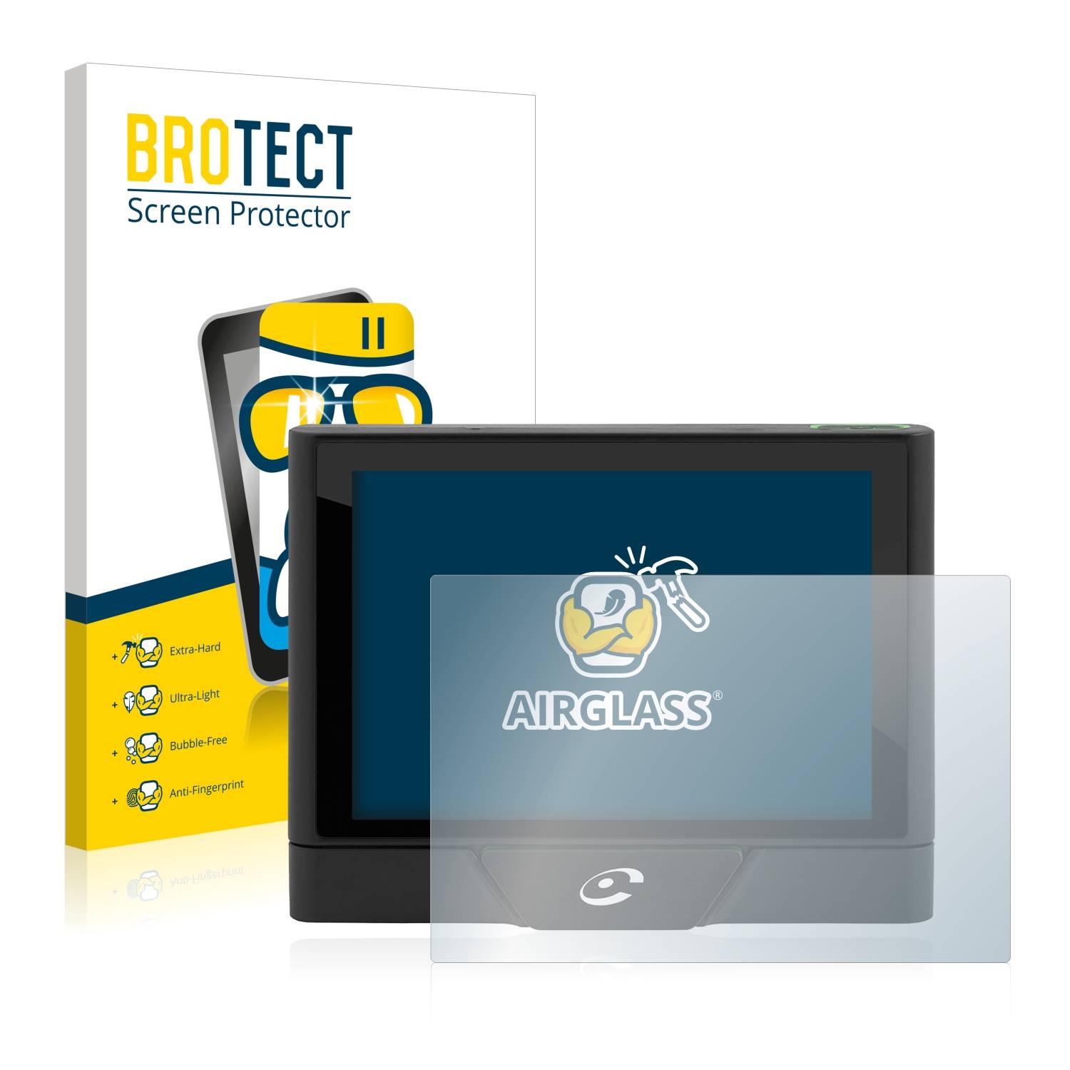 BROTECT AirGlass Flexible Schutz Glas Folie für Coyote UP Klar Transparent