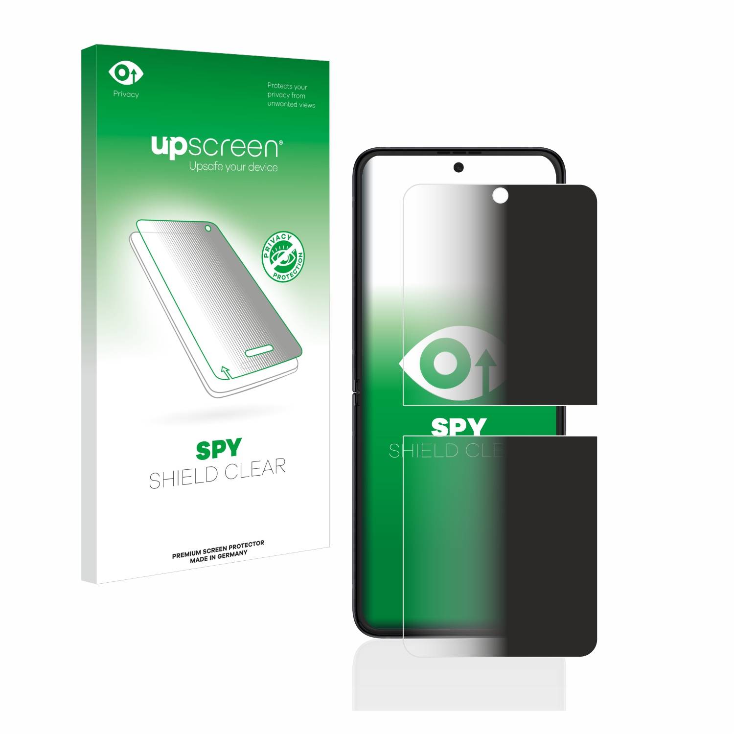 upscreen Spy Shield Sichtschutz-Folie für Samsung Galaxy Z Flip 3 5G